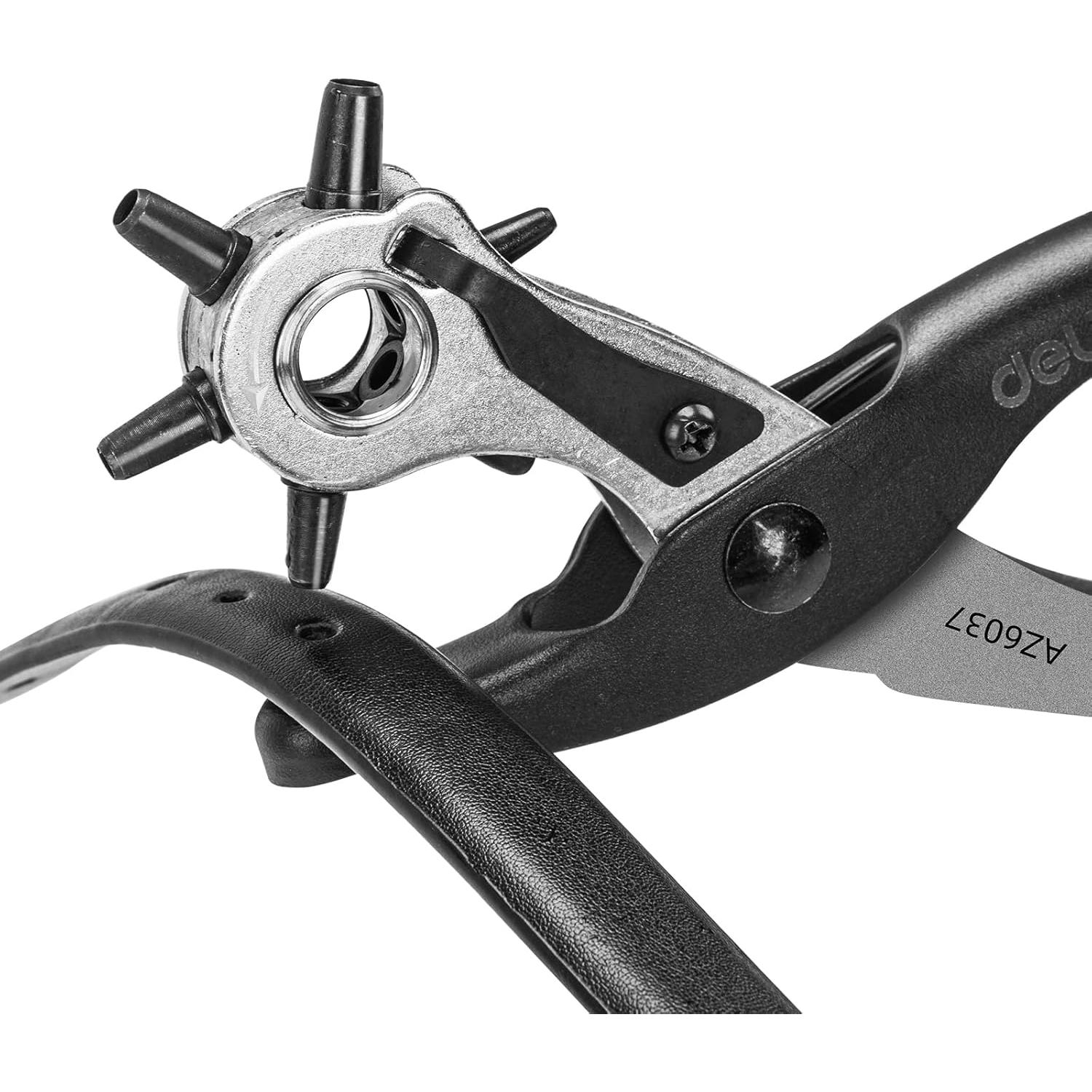 Perforador de Cuero Deli 22.4x8.3 cm - Mango Ergonómico