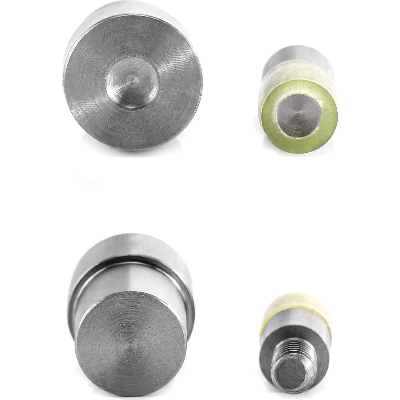 Máquina de Prensa Manual QWORK 8mm y 10mm Acero Duradero