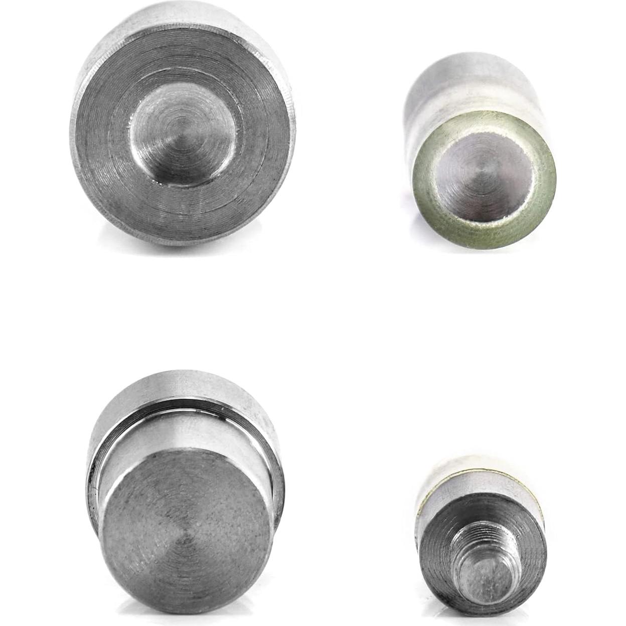 Máquina de Prensa Manual QWORK 8mm y 10mm Acero Duradero