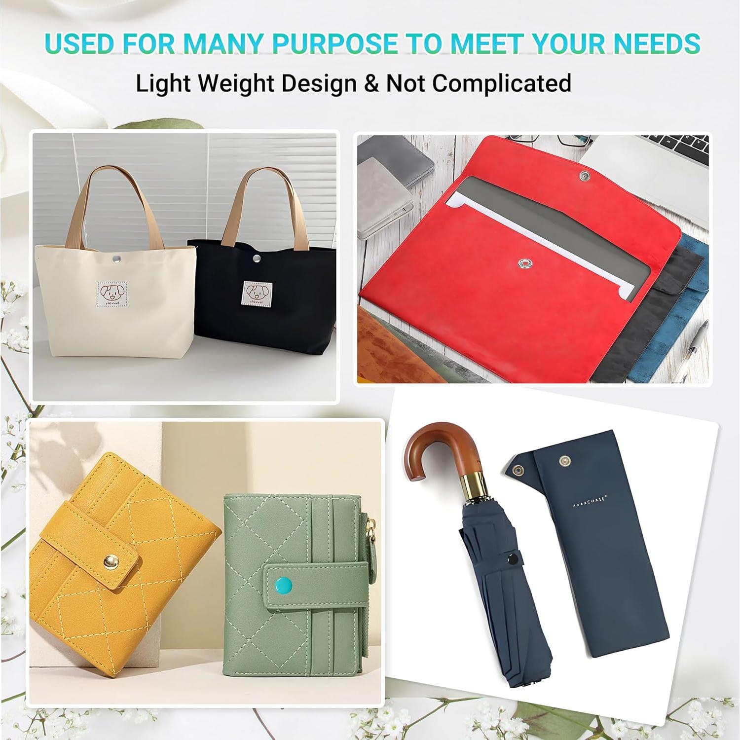 Broches de Metal PIGORY 803 Piezas para Tela 9.5mm DIY