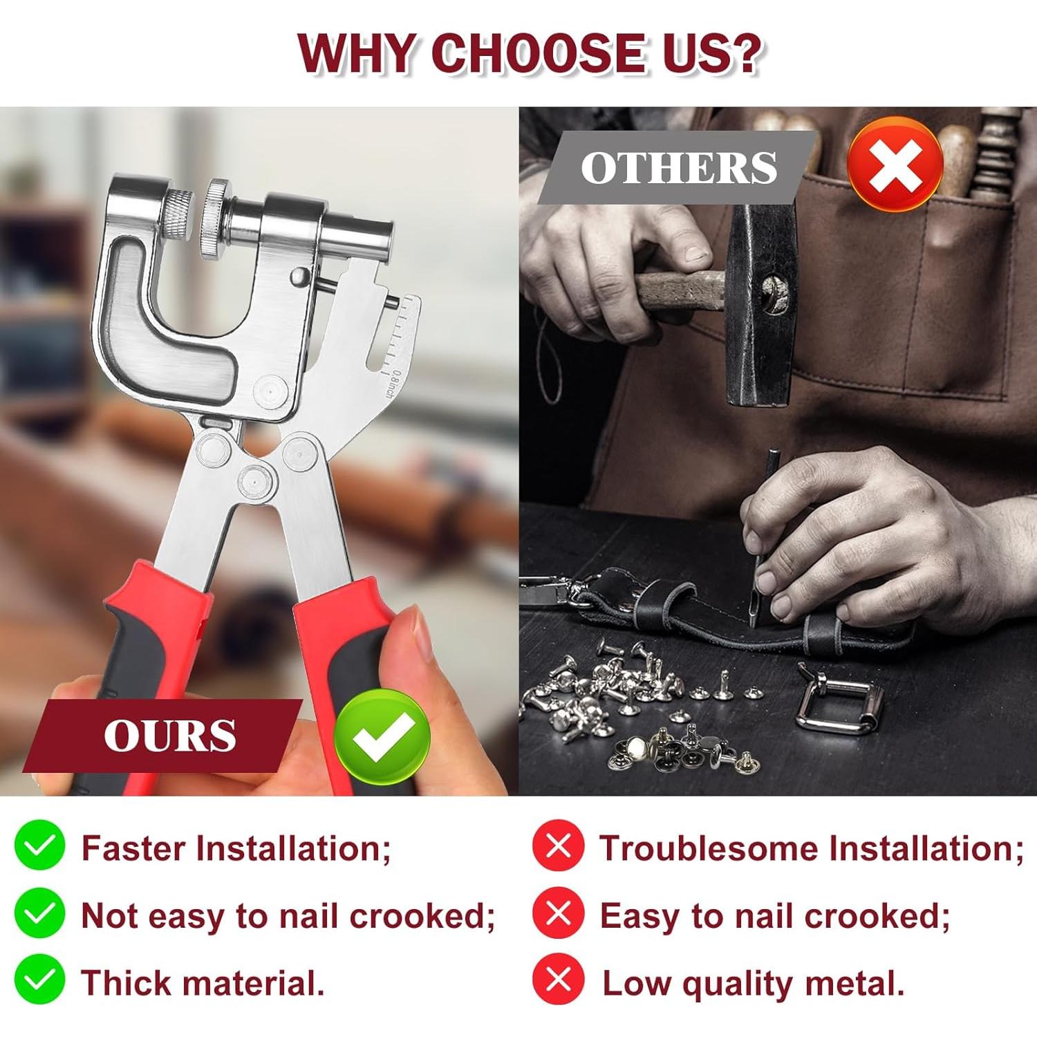 Conjunto de Remaches y Botones Magnéticos Y-zuisoumt 180 Pzas