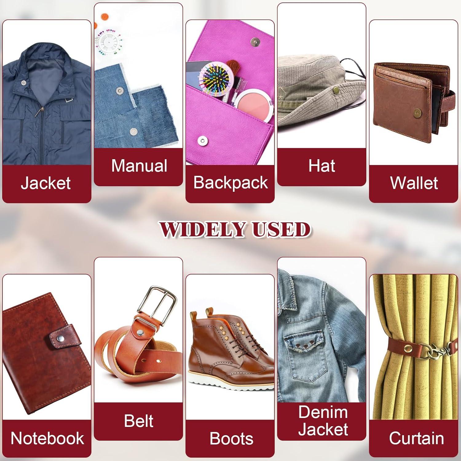 Conjunto de Remaches y Botones Magnéticos Y-zuisoumt 180 Pzas