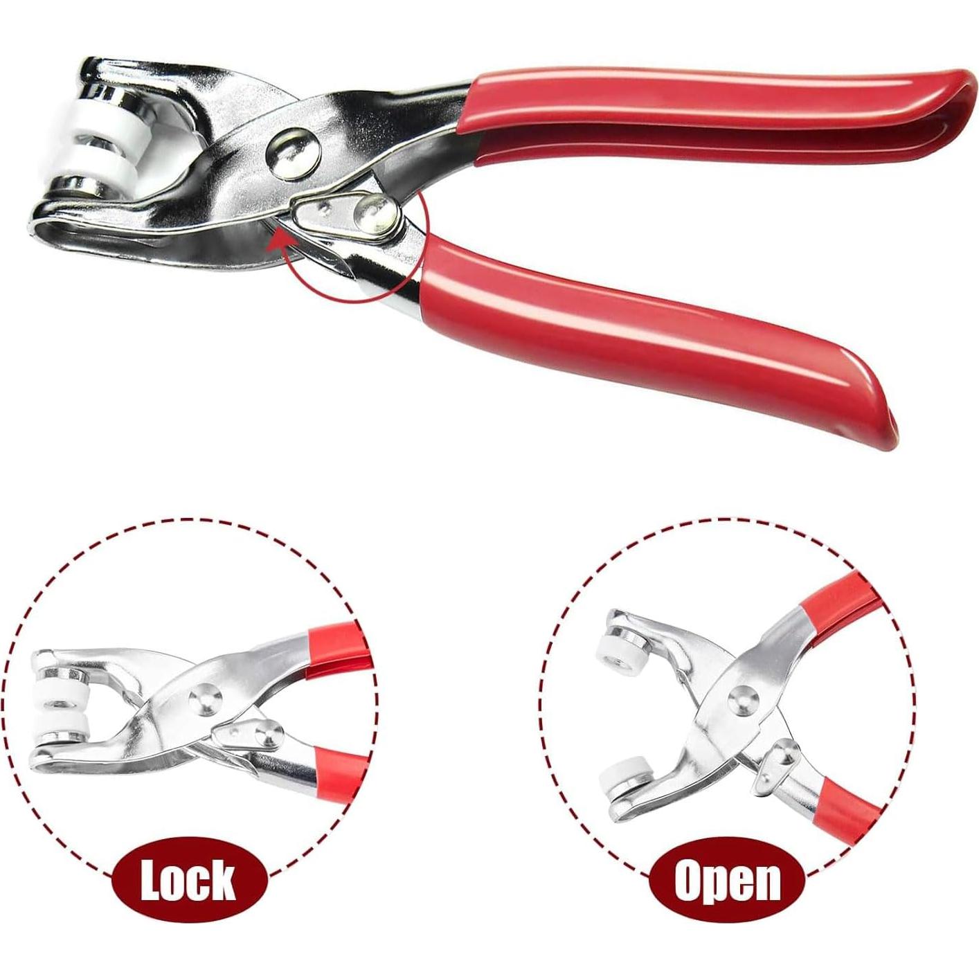 Kit de Botones a Presión de Metal IMNTHO - 100 PCS 9.5mm