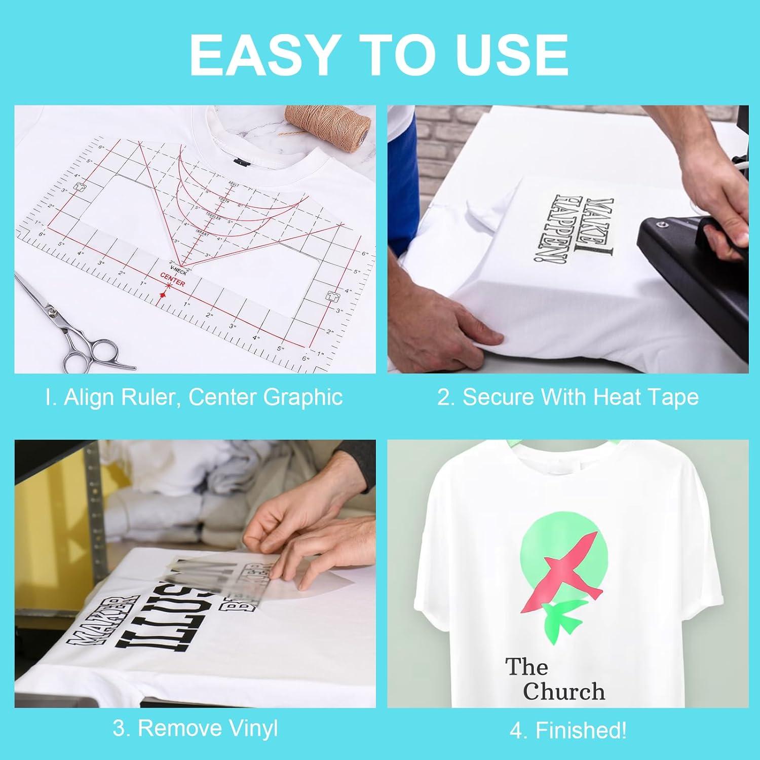 Regla para Camisetas Wanmu 35.56x20.32cm Alineación Vinilo