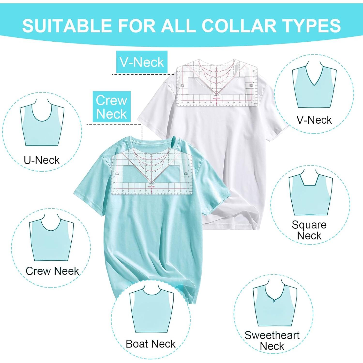 Regla para Camisetas Wanmu 35.56x20.32cm Alineación Vinilo