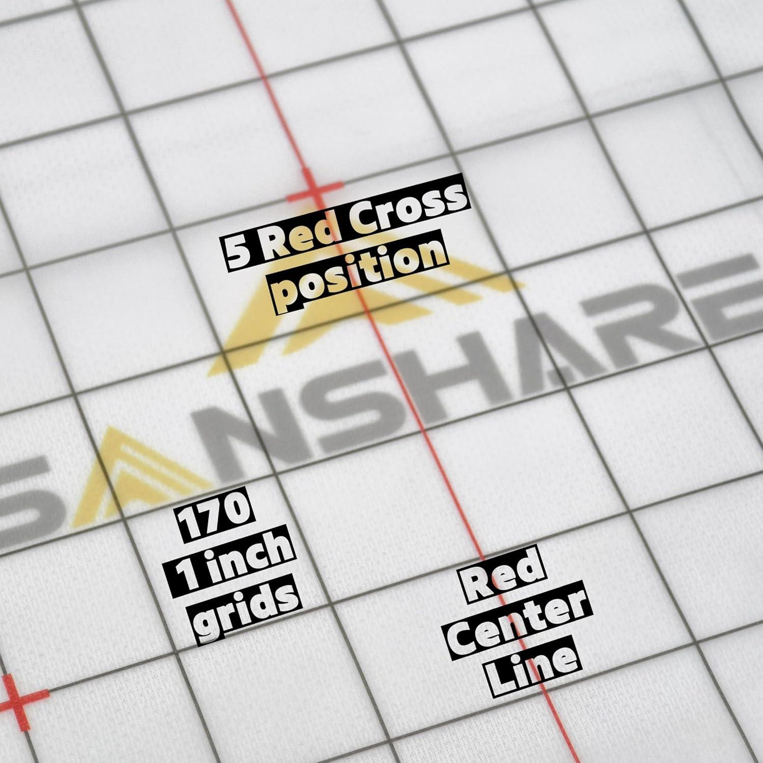 Guía de Regla A3 para Camisetas SANSHARE - 20 Hojas Reutilizables