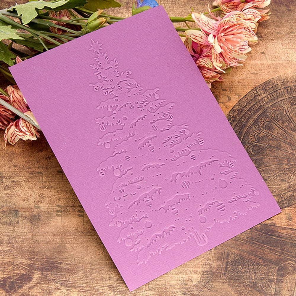 6 Carpetas de Relieve Plástico para Tarjetas DIY 14.5x10.5cm