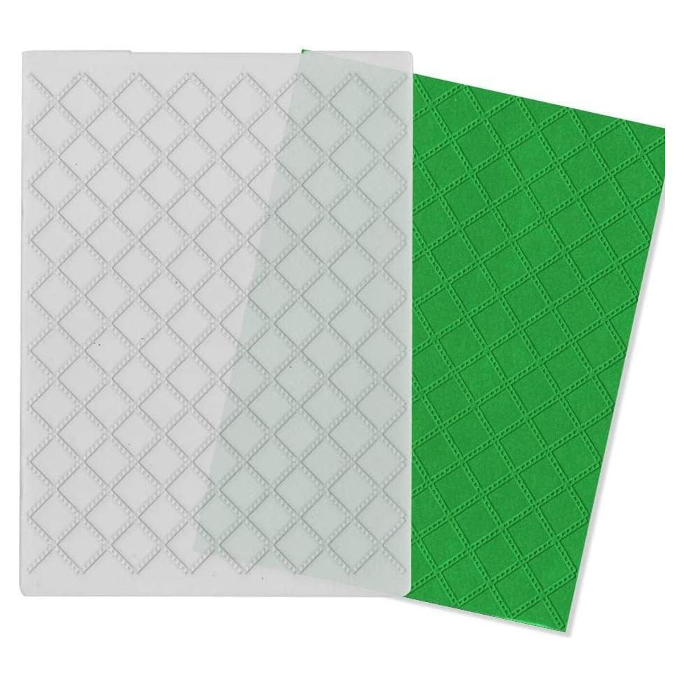 Plantilla de Embossing Hying Diamante Cuadrado 14.8x5.8 cm