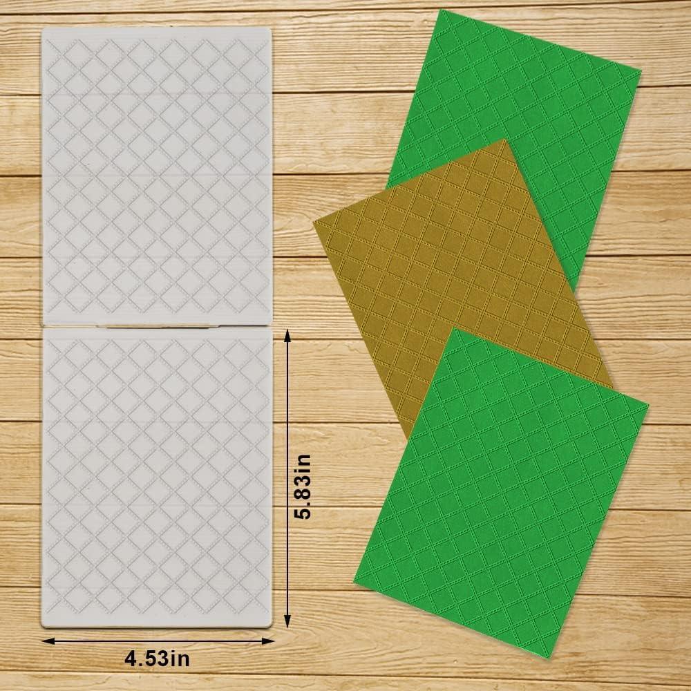 Plantilla de Embossing Hying Diamante Cuadrado 14.8x5.8 cm