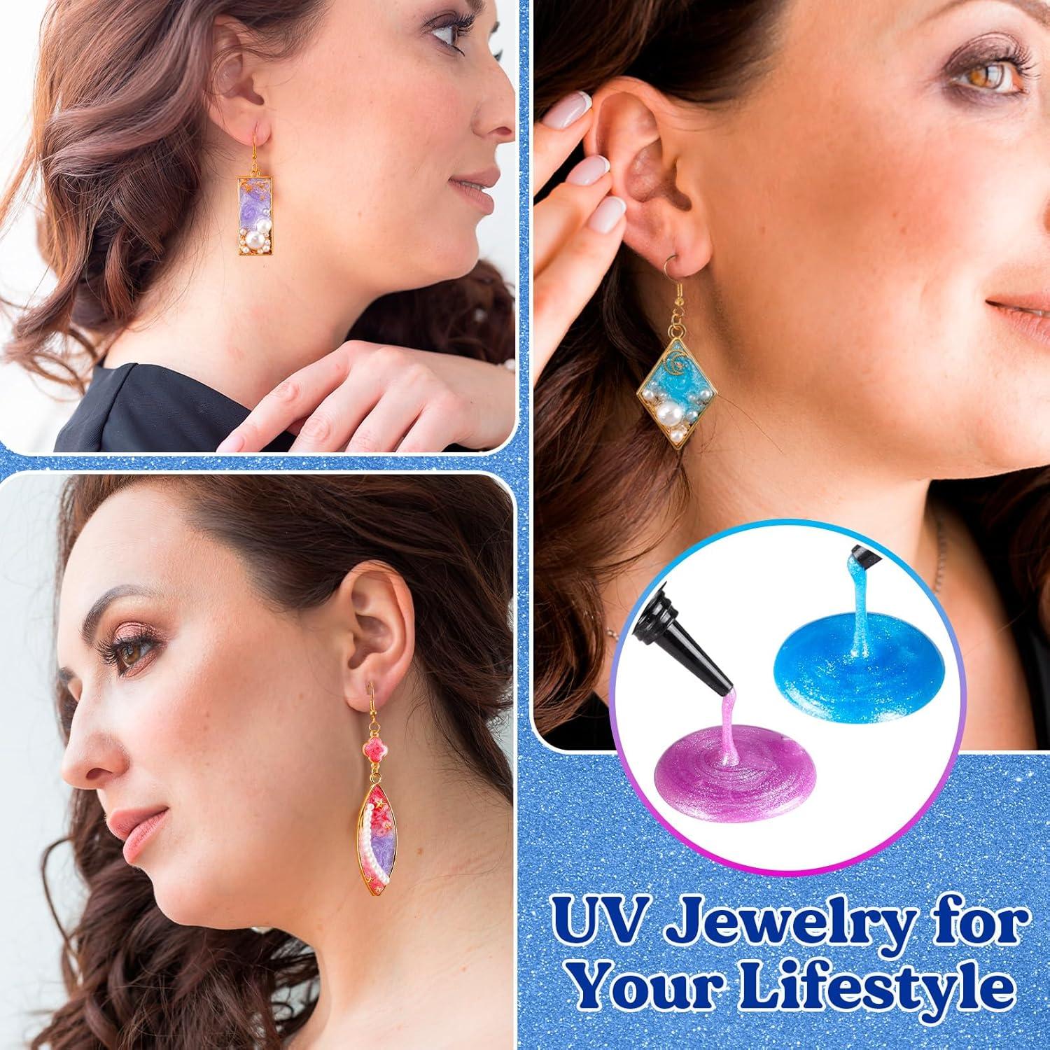 Resina UV Perlescente LET'S RESIN 10 Colores 20g Cada Uno