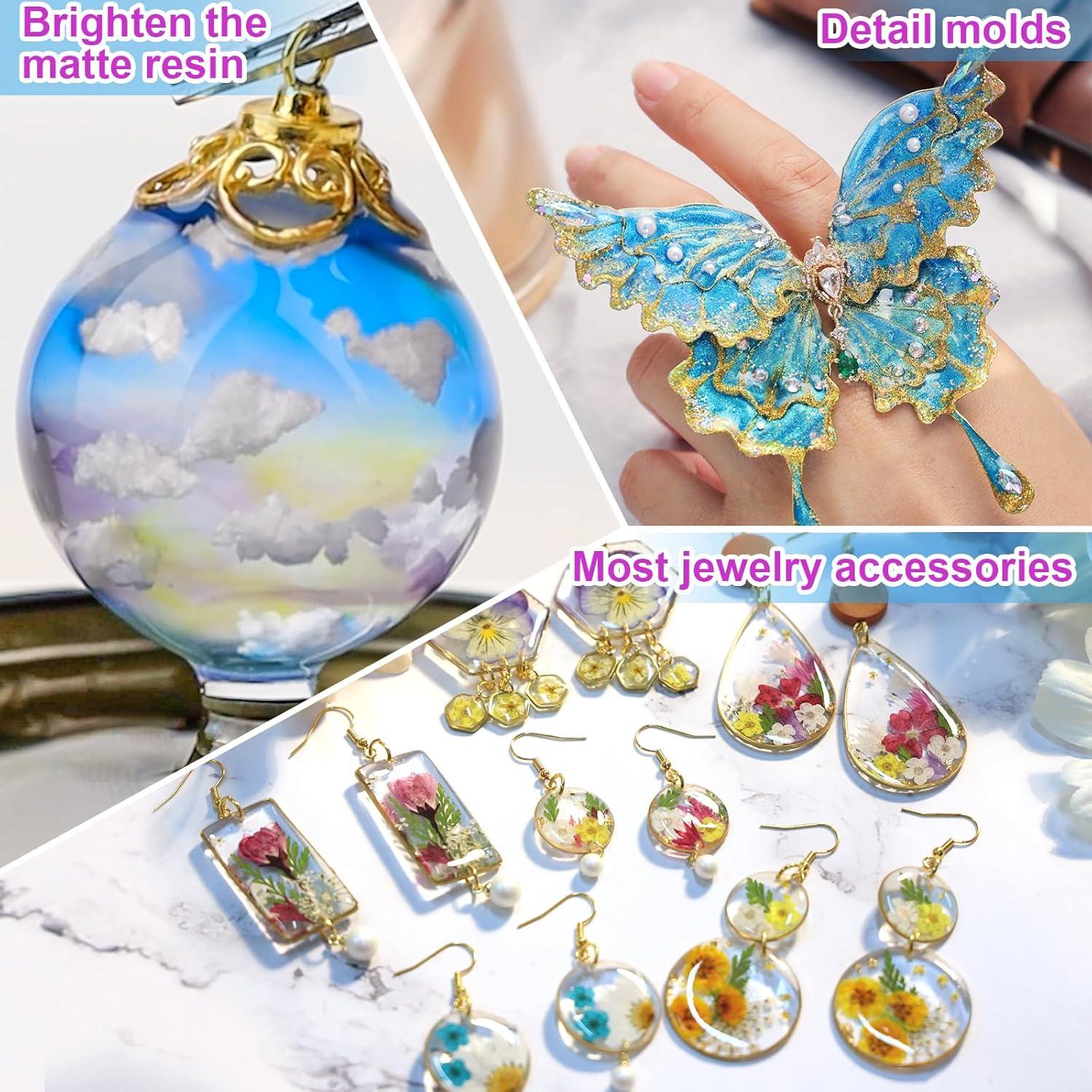 Resina UV LET'S RESIN 300g Transparente Baja Viscosidad