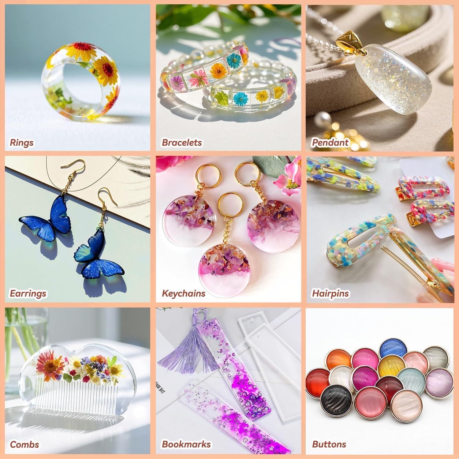 Resina UV 250g Vivresina Cristal Claro Duro Curado Rápido