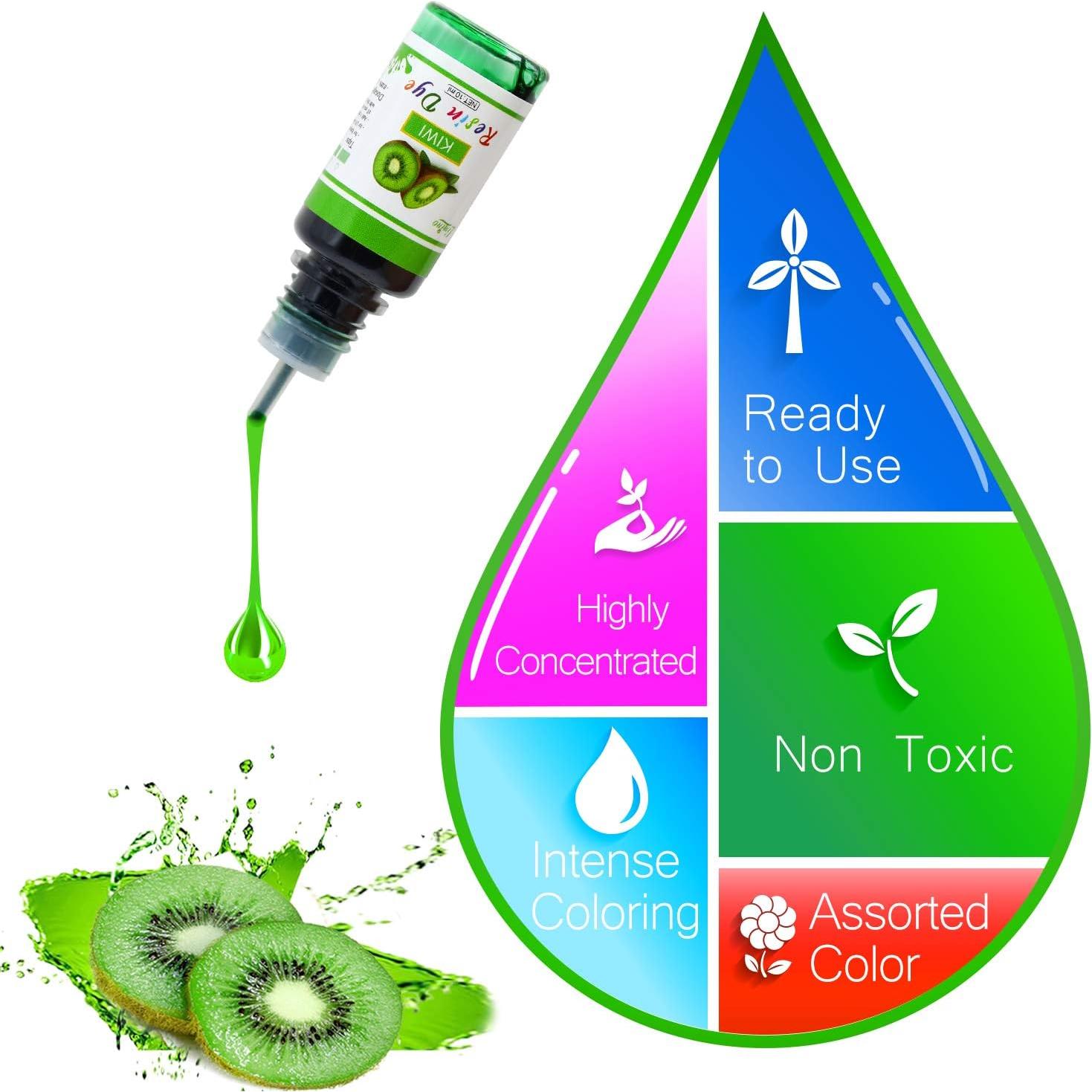 Pigmento Epóxico Limino - 18 Colores Tinte Líquido 10ml