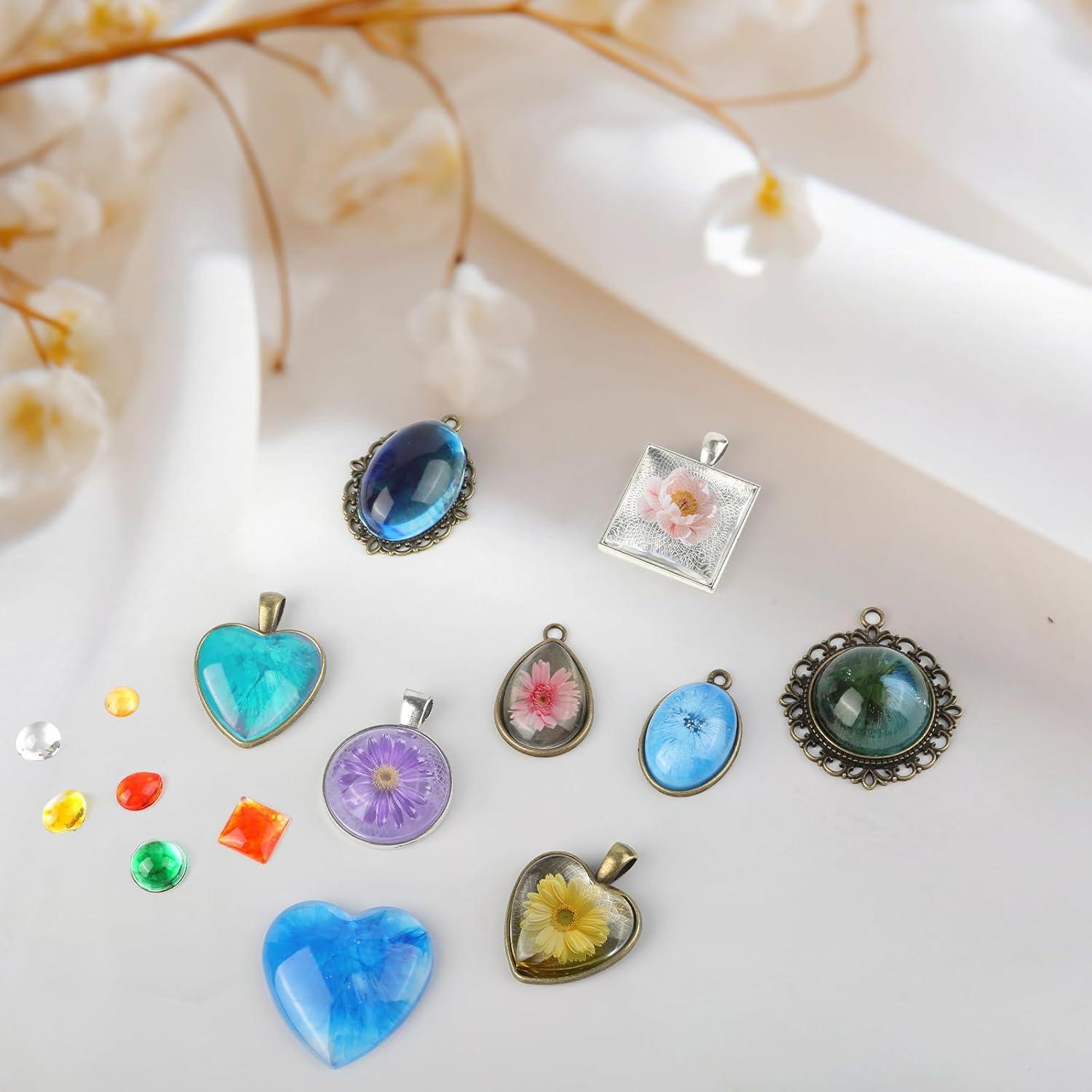 Kit de Moldes de Joyería LPZNUYVC con 40 Bandejas de Metal