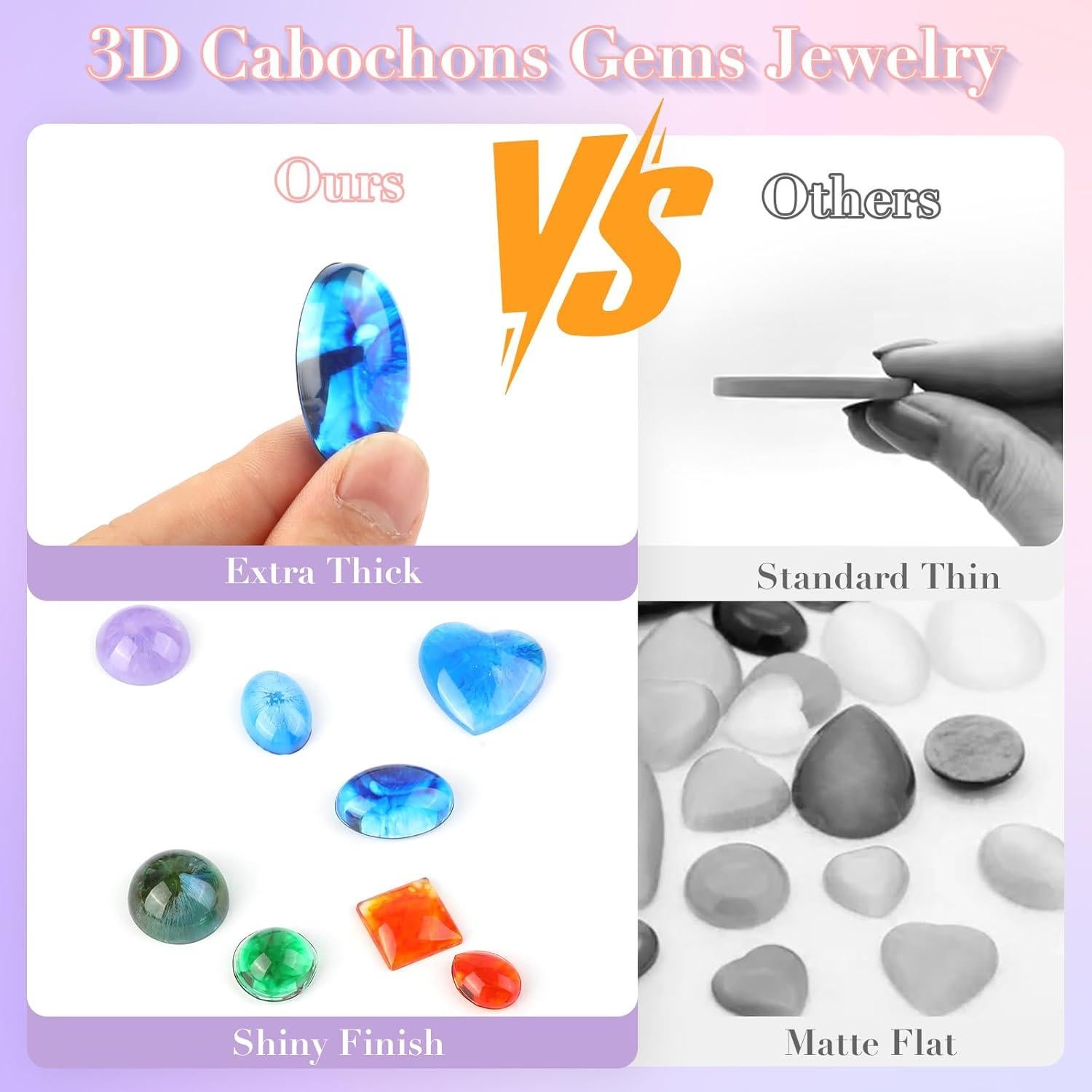 Kit de Moldes de Joyería LPZNUYVC con 40 Bandejas de Metal