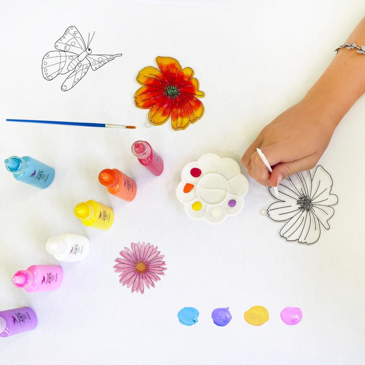 Kit de Arte de Ventana SunnyLifeStudios - Mariposas 12 Piezas