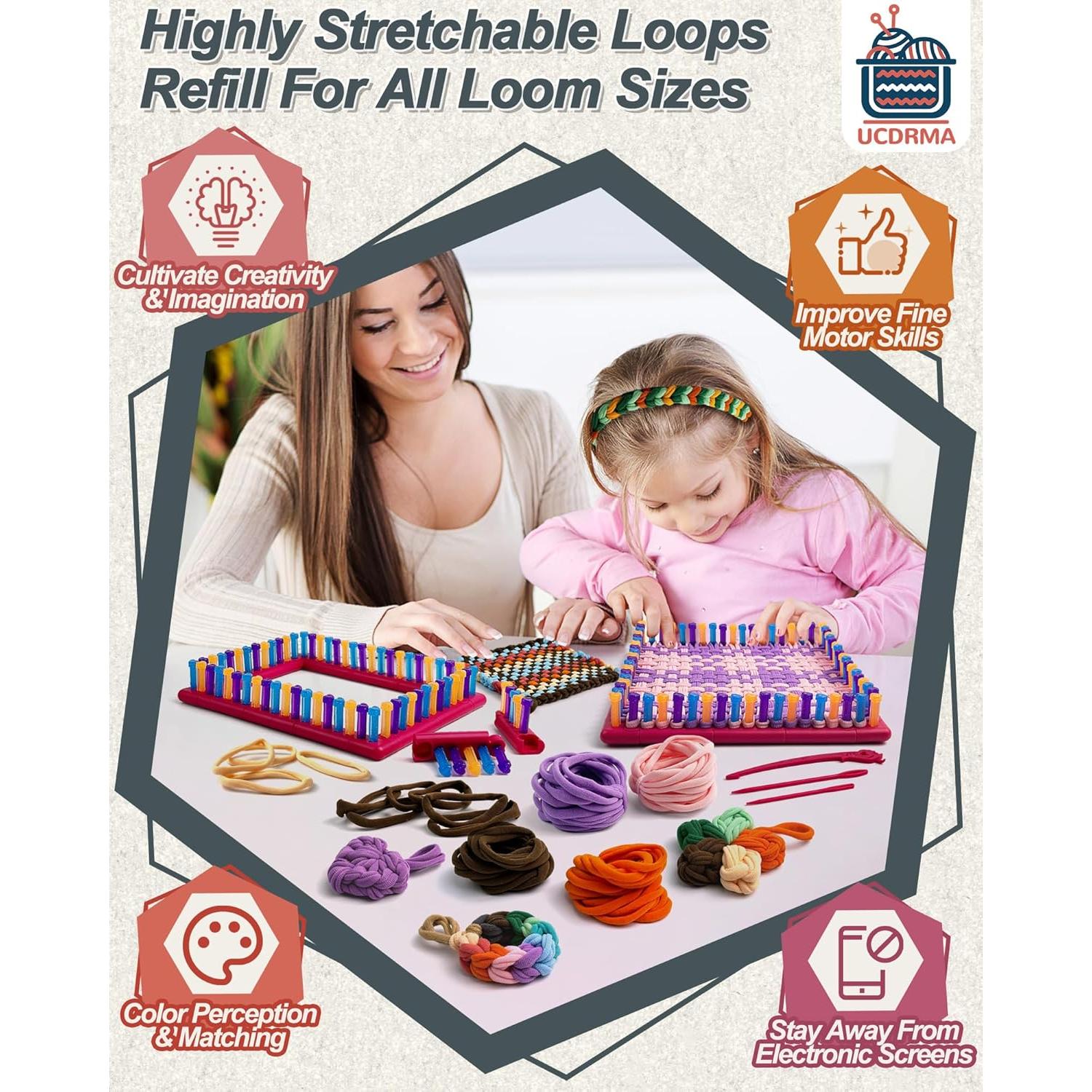 Repuesto de Bucles de Telar UCDRMA 576PCS 12 Colores Morandi