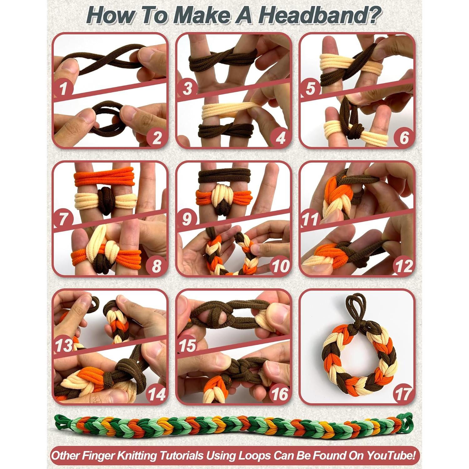 Repuesto de Bucles de Telar UCDRMA 576PCS 12 Colores Morandi