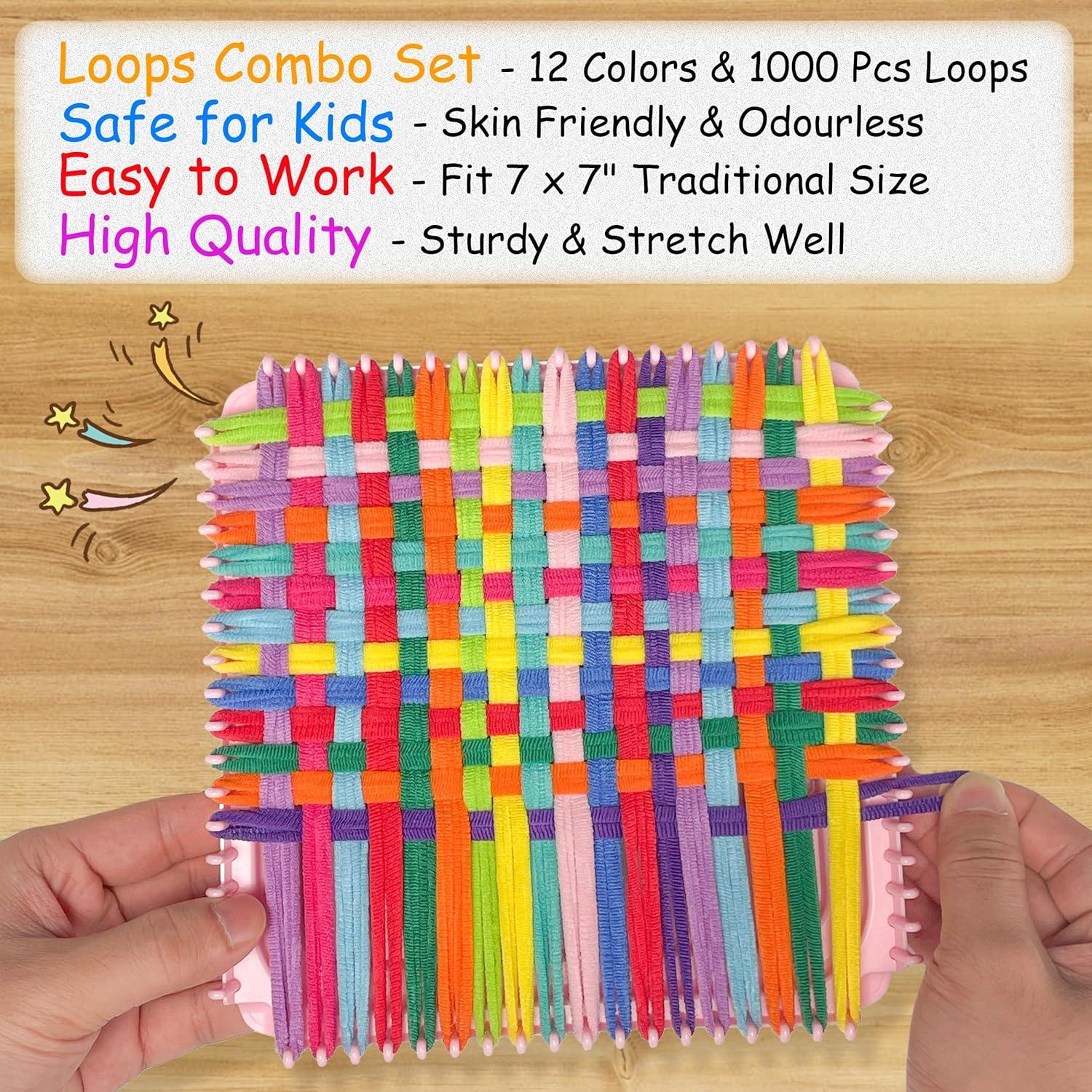 Kit de Bucles de Repuesto LINAYE 1000 Piezas 12 Colores