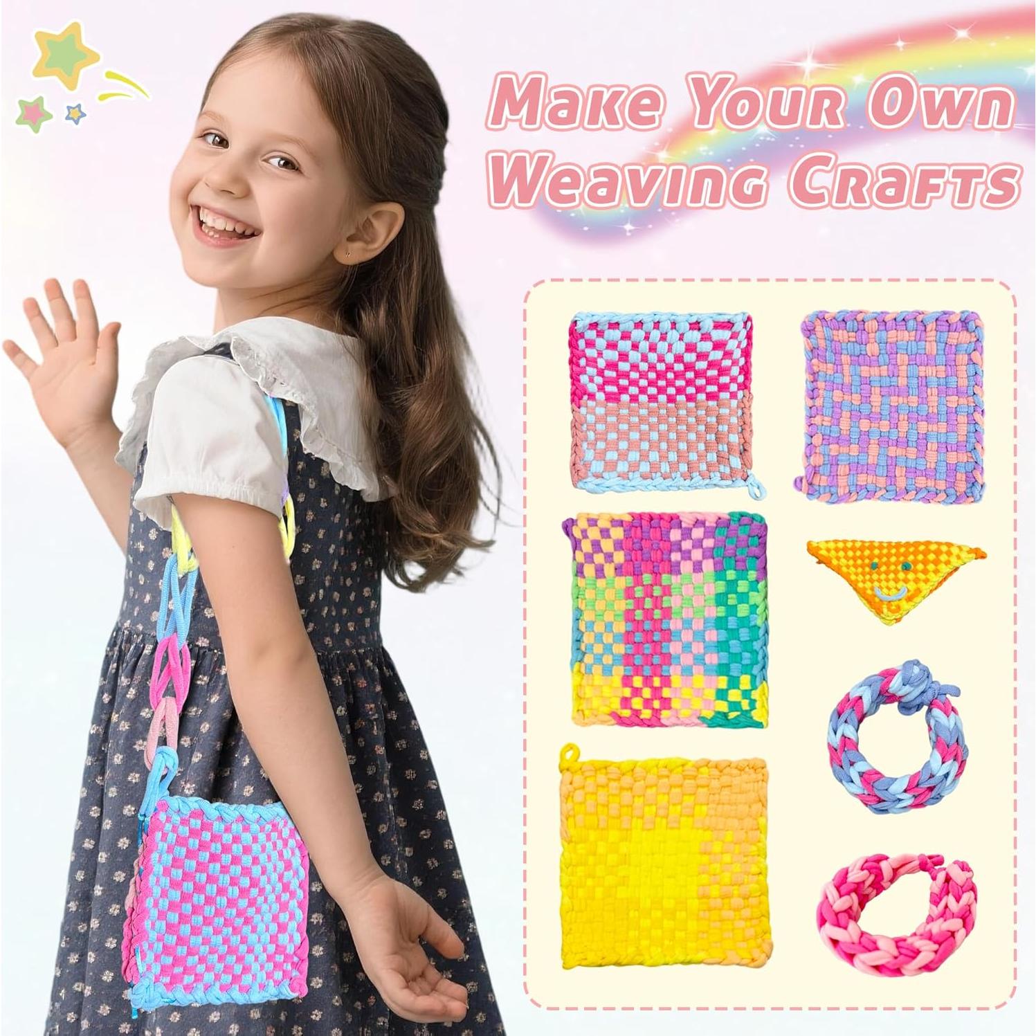 800 Bucles de Pastel Raylinix para Telar 7 Pulgadas - Manualidades