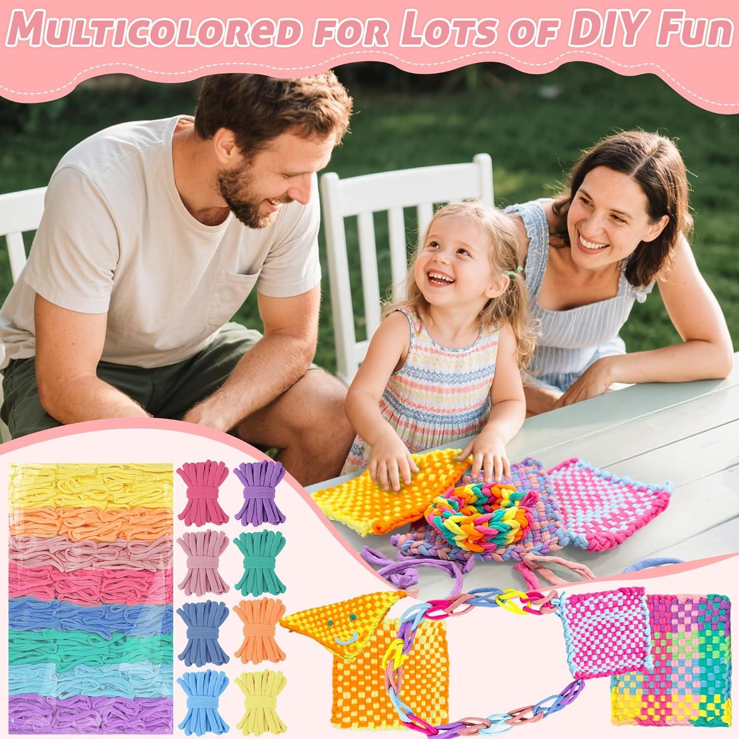 800 Bucles de Pastel Raylinix para Telar 7 Pulgadas - Manualidades