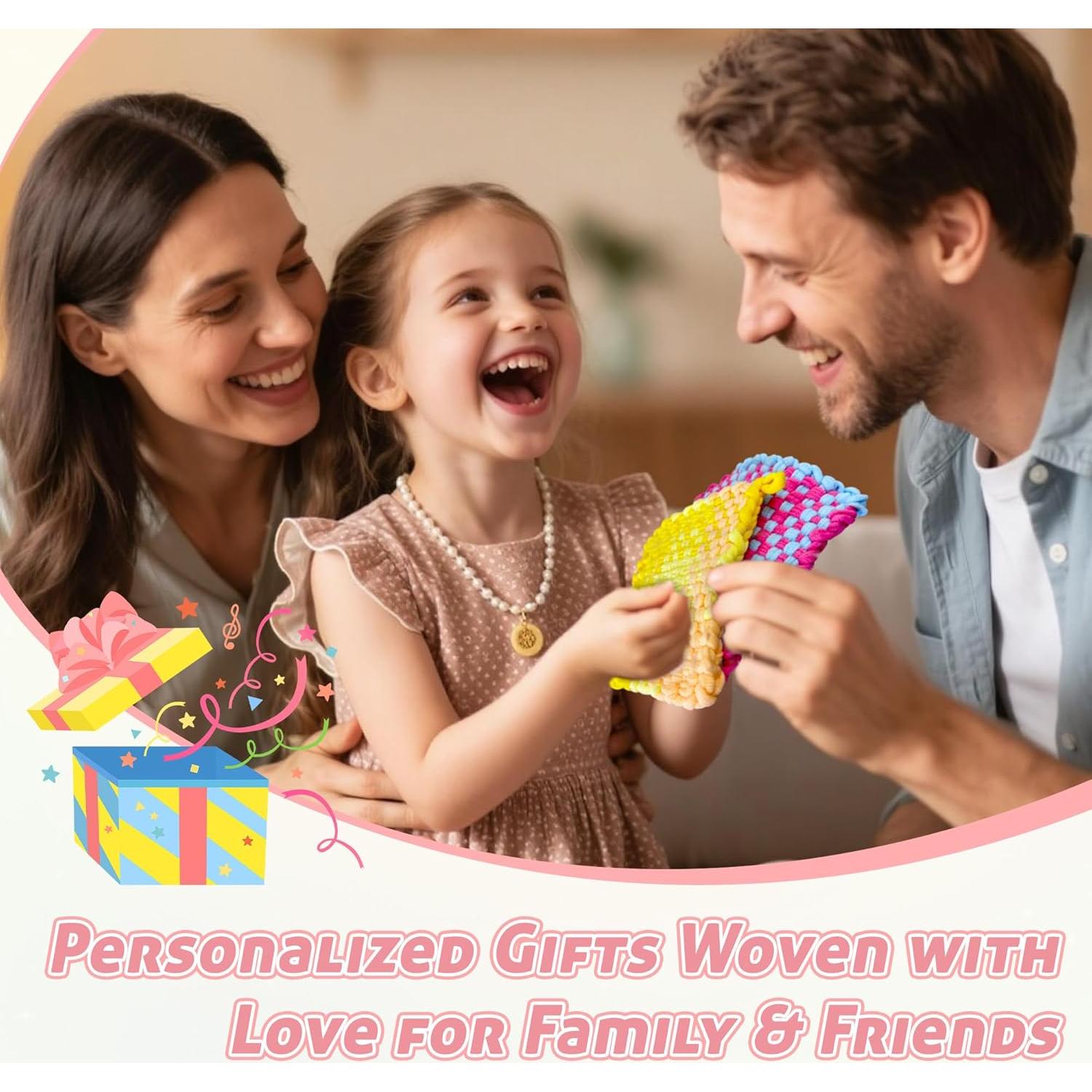 800 Bucles de Pastel Raylinix para Telar 7 Pulgadas - Manualidades