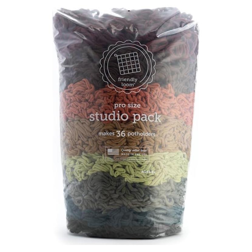 Kit de Tejido de Posavasos Friendly Loom - 36 Bucles Algodón