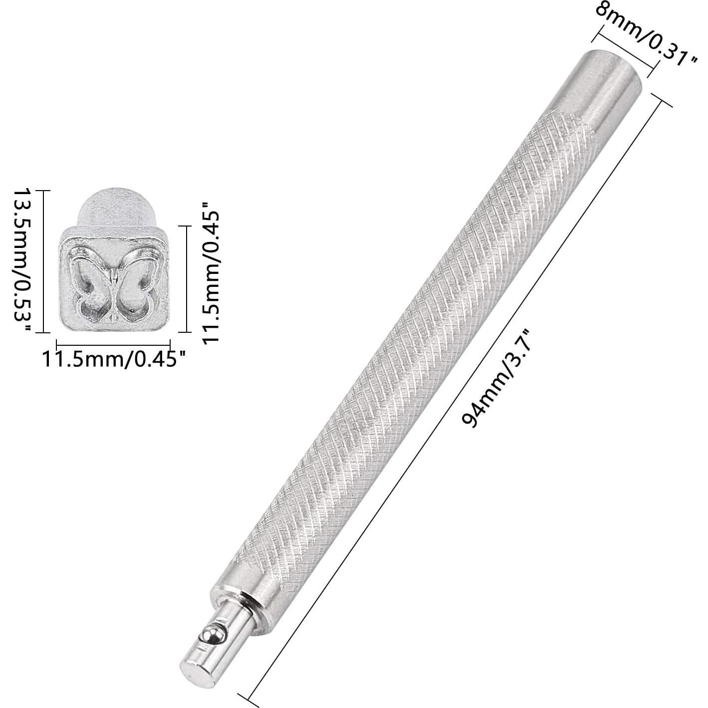 Juego de Sellos de Metal Insecto PH PandaHall 32 pcs DIY