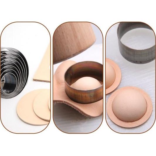 Juego de 8 Troqueles de Agujeros de Cuero WALFRONT 25.6mm