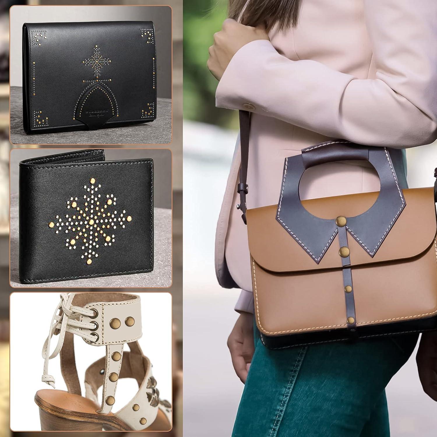 Juego de Perforación de Cuero Kamtop - 240 Remaches y Alicates