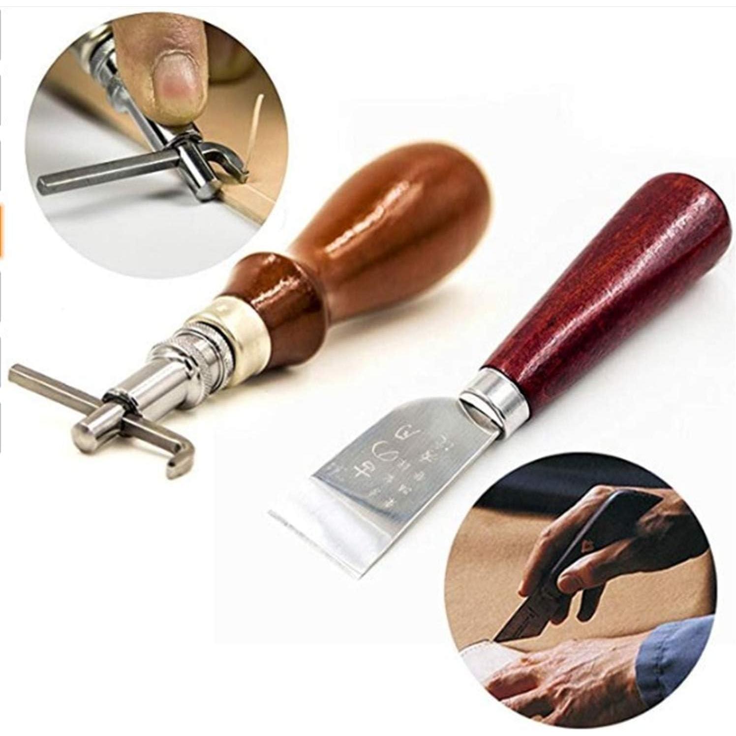 Kit de Herramientas de Cuero Citian 18 Piezas para Costura