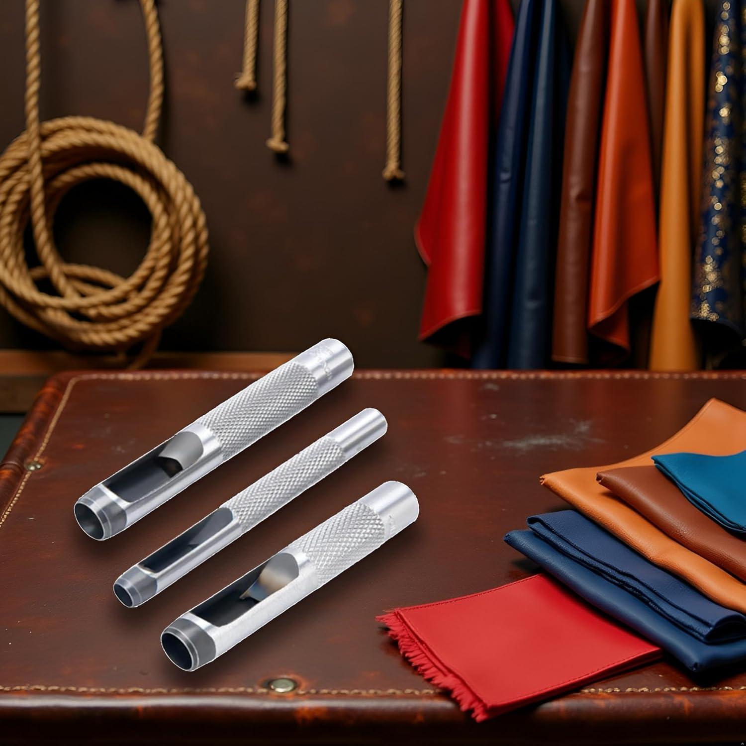 Juego de 3 Troqueles para Ojetes WaigN - Acero 0.64, 0.95, 1.27 cm