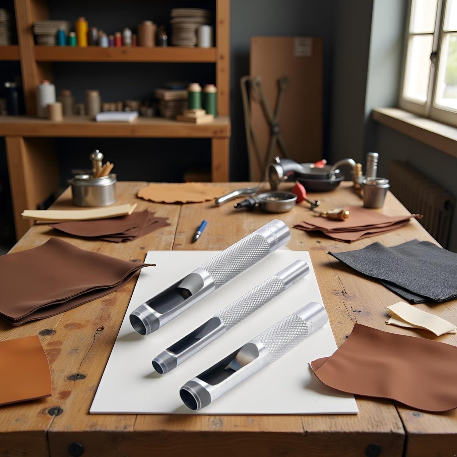 Juego de 3 Troqueles para Ojetes WaigN - Acero 0.64, 0.95, 1.27 cm