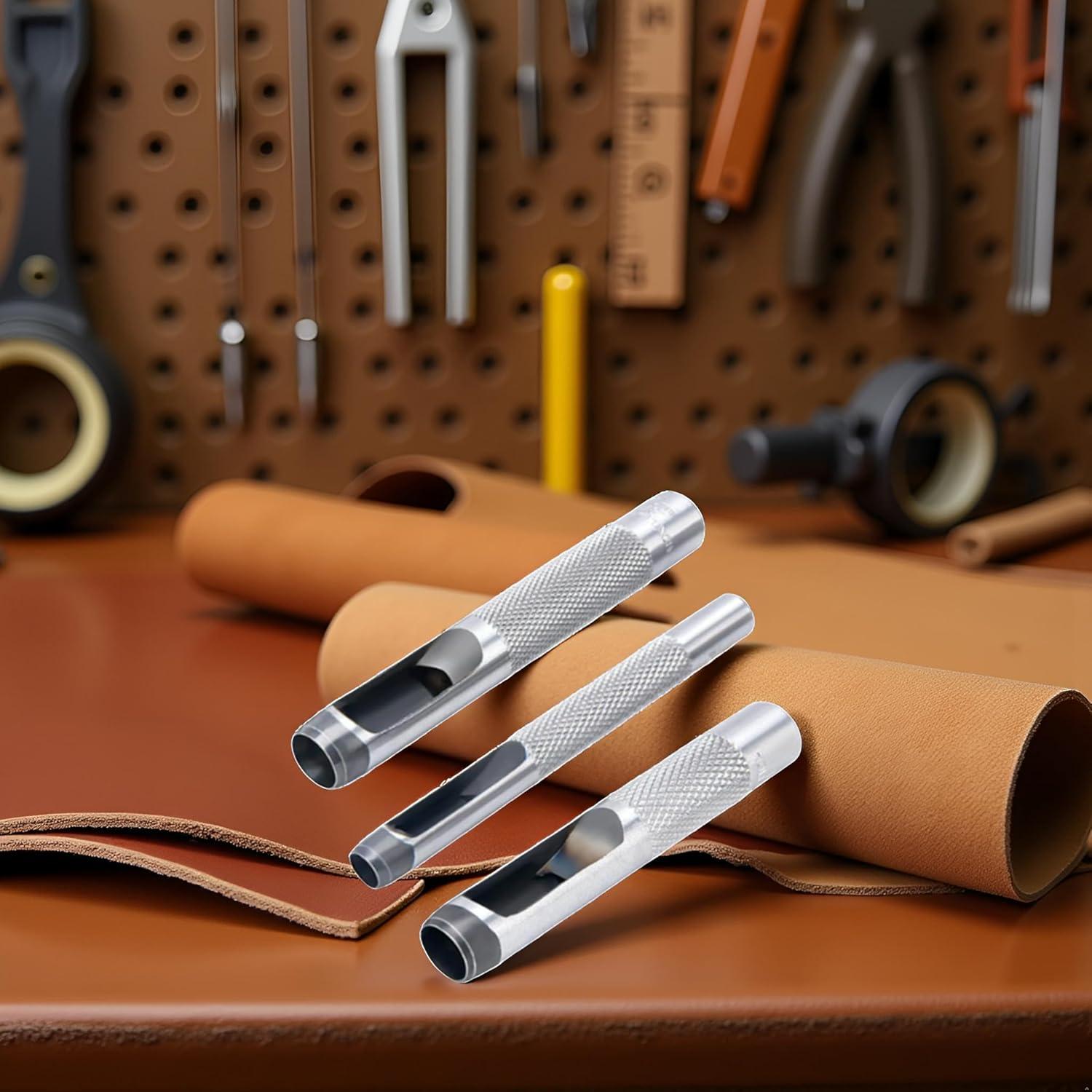 Juego de 3 Troqueles para Ojetes WaigN - Acero 0.64, 0.95, 1.27 cm