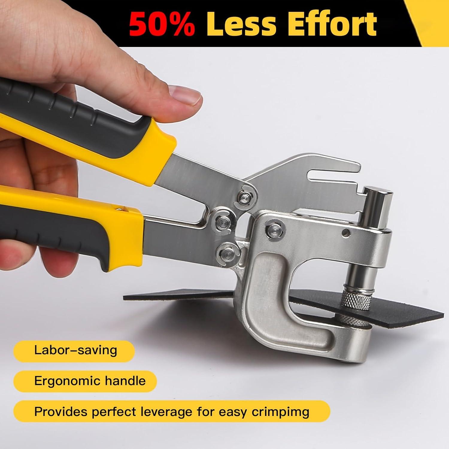 Kit de Herramientas para Ojetes BISUOSHI con Perforador 200 Ojetes 6mm