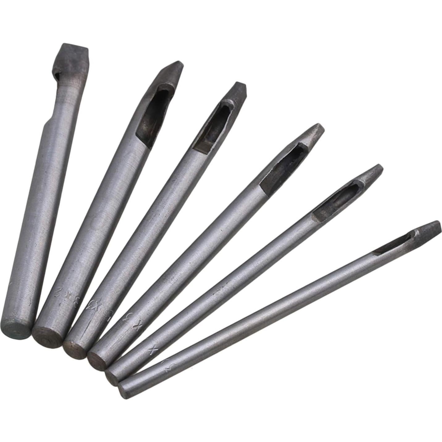 Juego de Punzones Huecos CNBTR de Acero - 6 Piezas 10cm