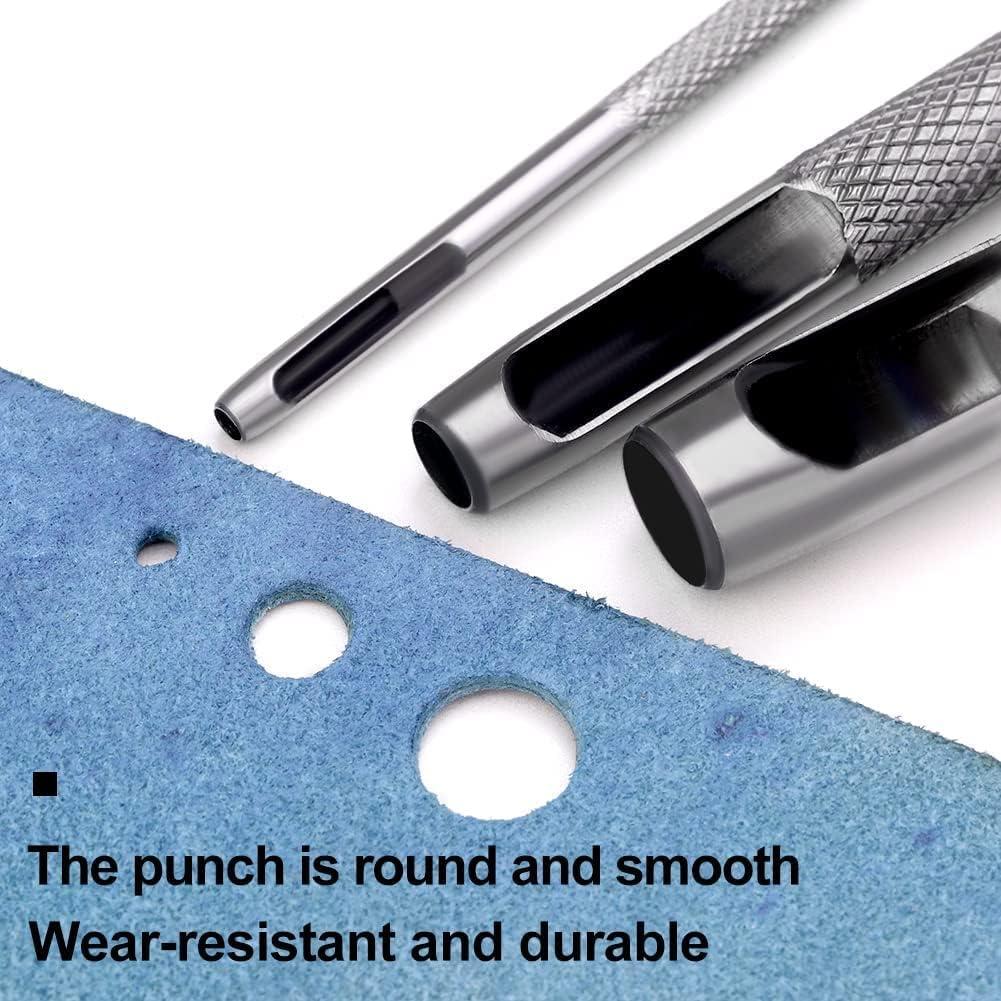 Conjunto de Punch Hueco Utoolmart 15Pcs 3-25mm Acero Carbono