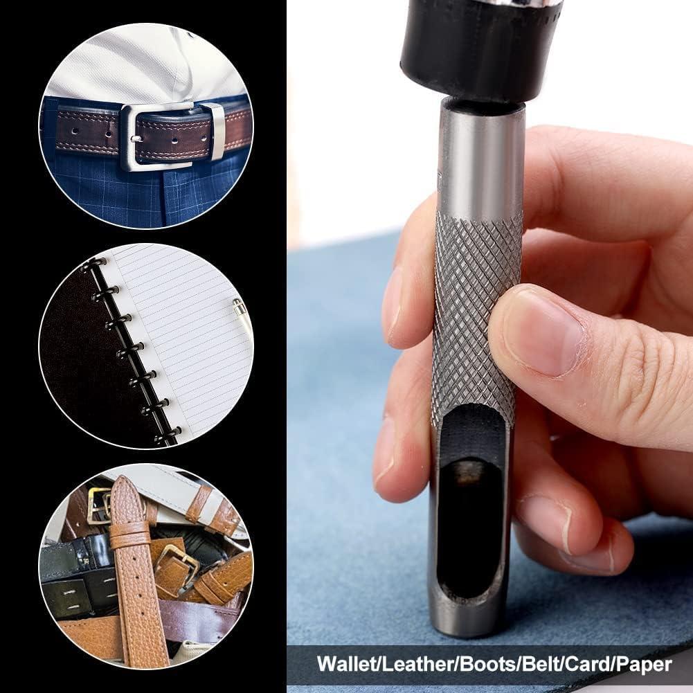 Conjunto de Punch Hueco Utoolmart 15Pcs 3-25mm Acero Carbono