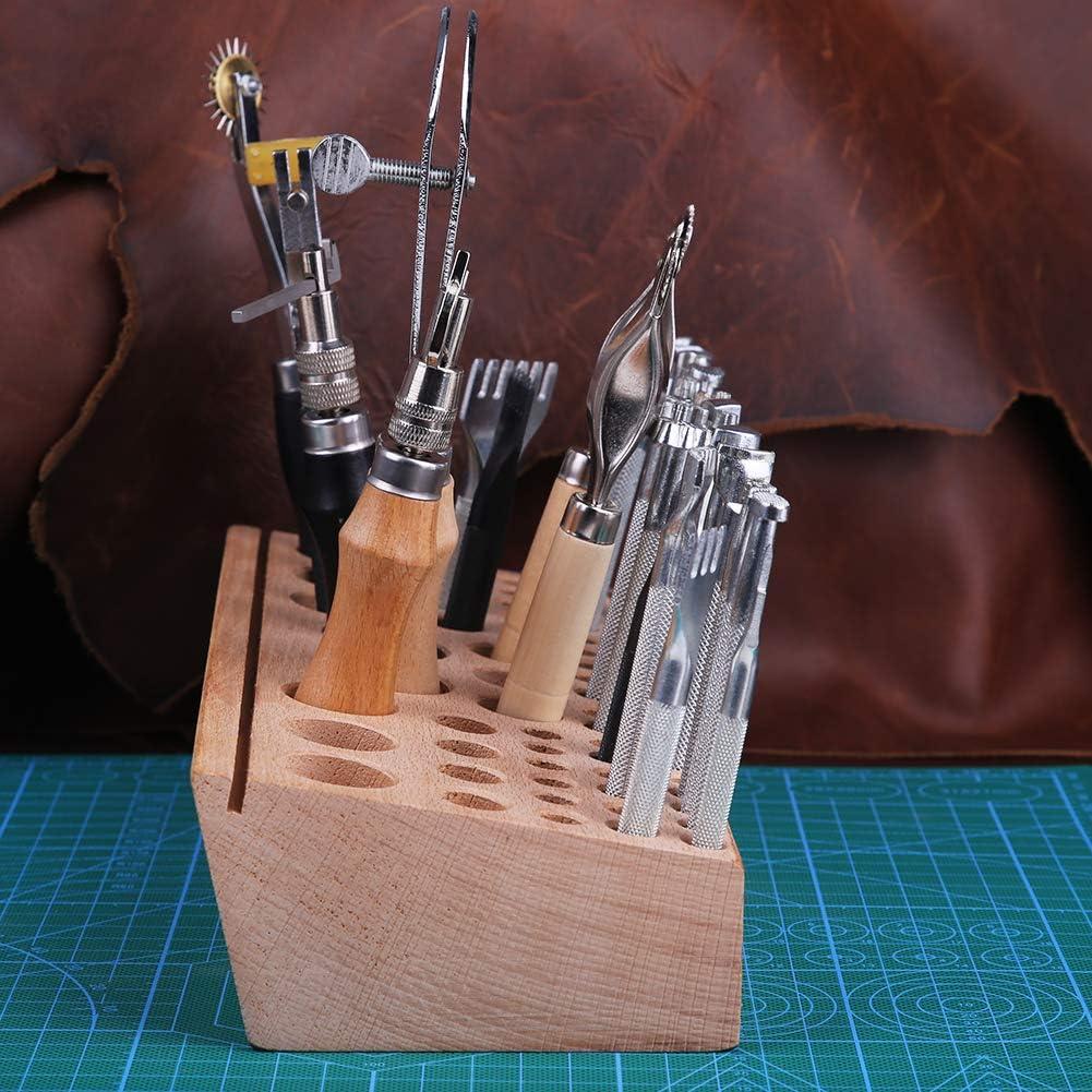 Soporte Organizador de Herramientas de Cuero QMNNMA 68 Agujeros