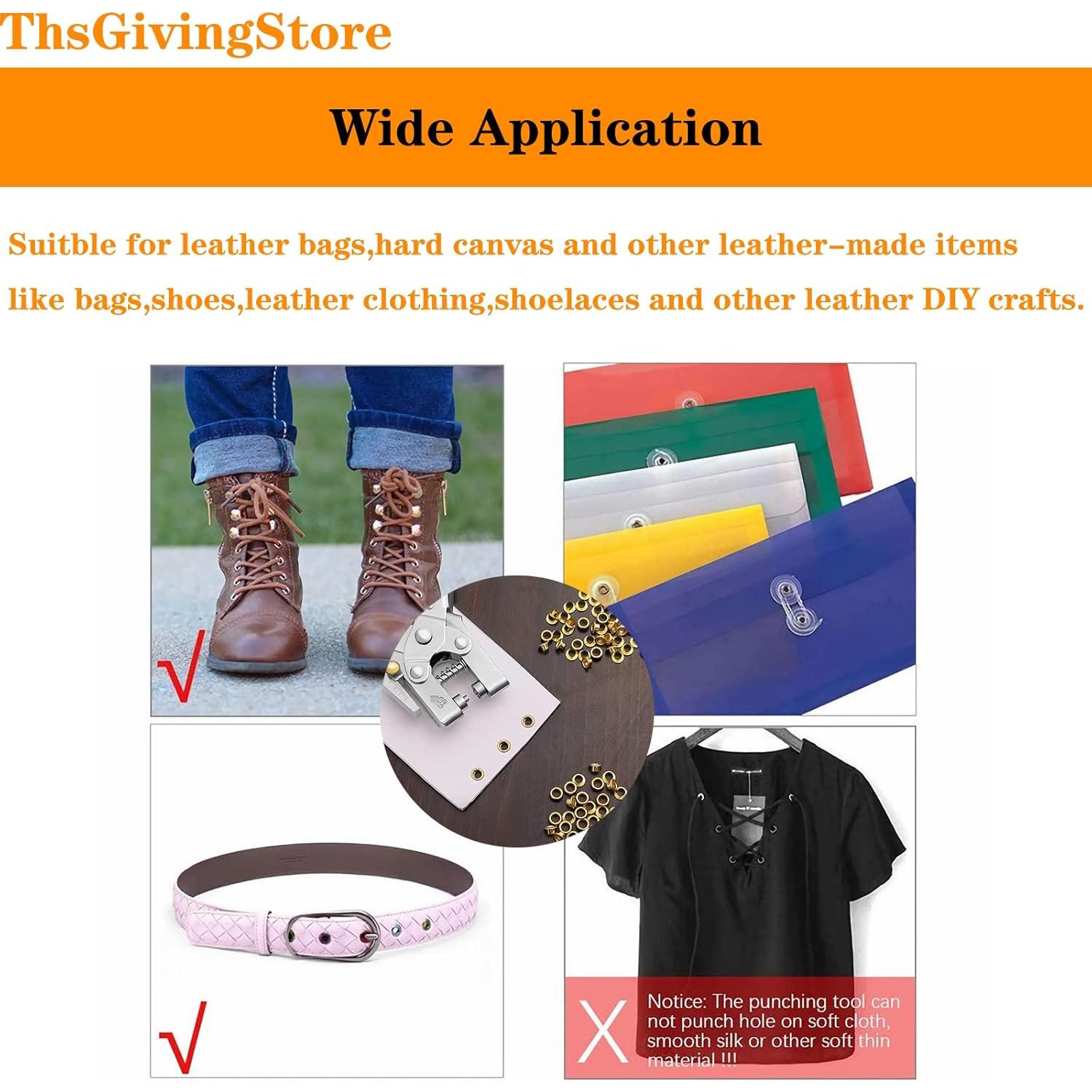 Kit de Ojetes de Metal 100 Pcs con Alicates ThsGivingStore