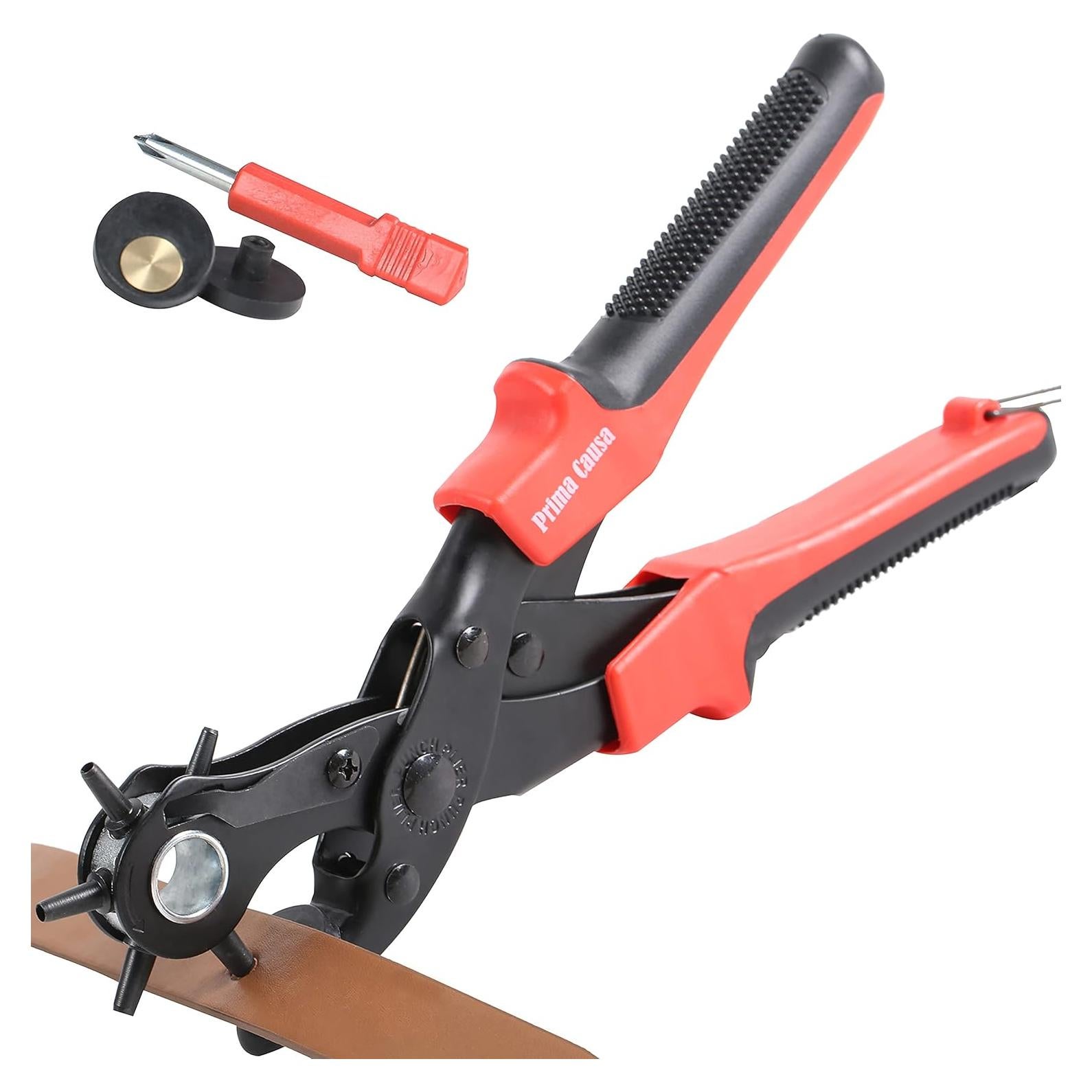 Perforador de Agujeros para Cinturones Prima Causa - Ajustable y Resistente