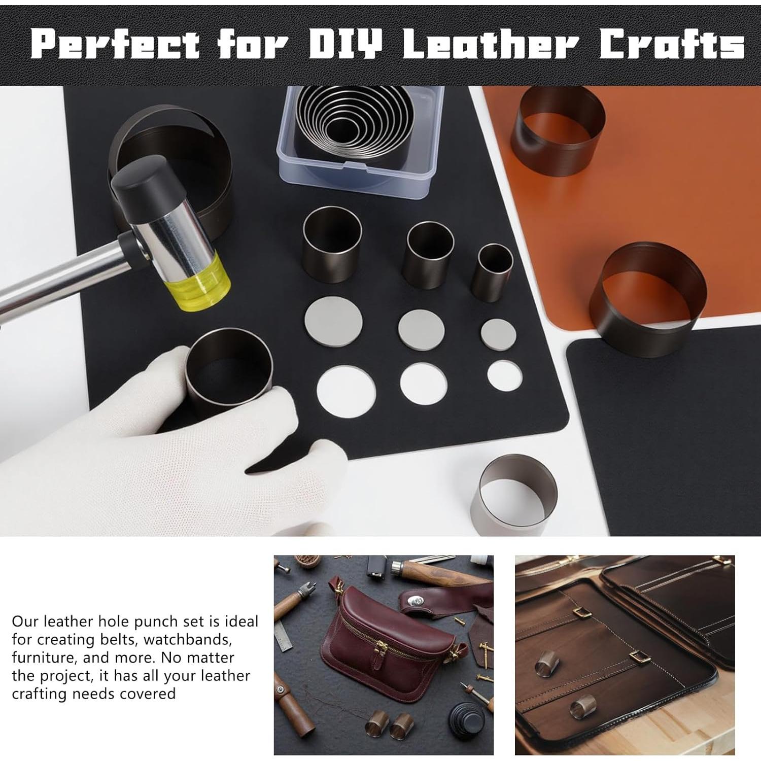 Juego de Herramientas de Corte Circular ZAPSIFOU 9 Piezas 15-55mm