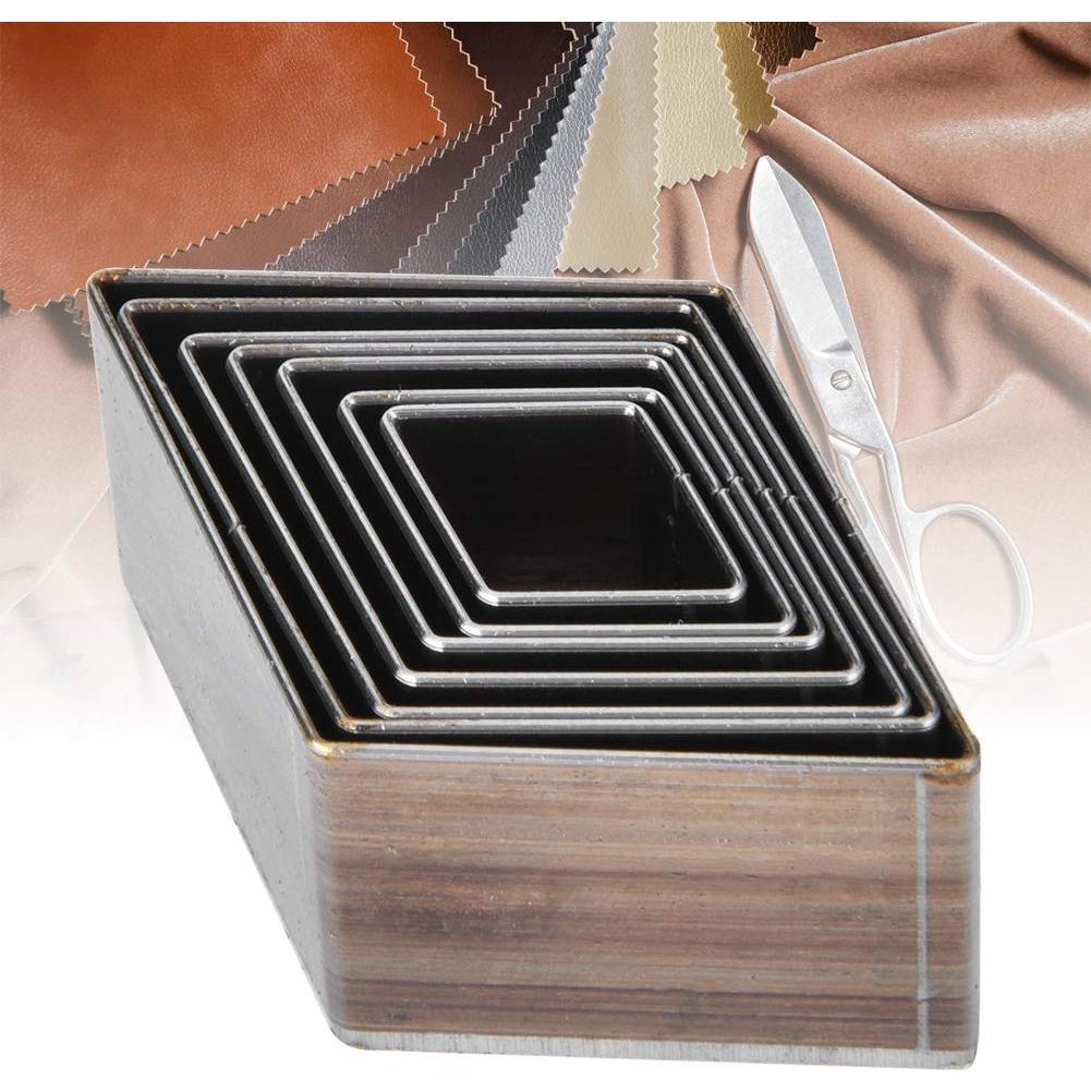 Juego de 7 Piezas de Punzón de Cuero Hztyyier 20-50 mm