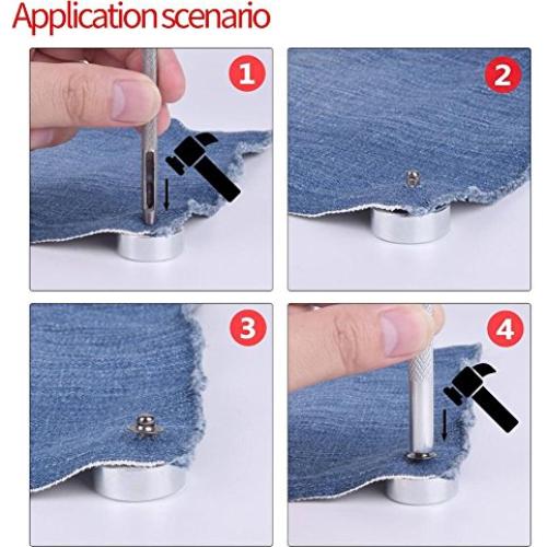 Juego de Herramientas para Broches de Cuero GLOGLOW 11 Piezas