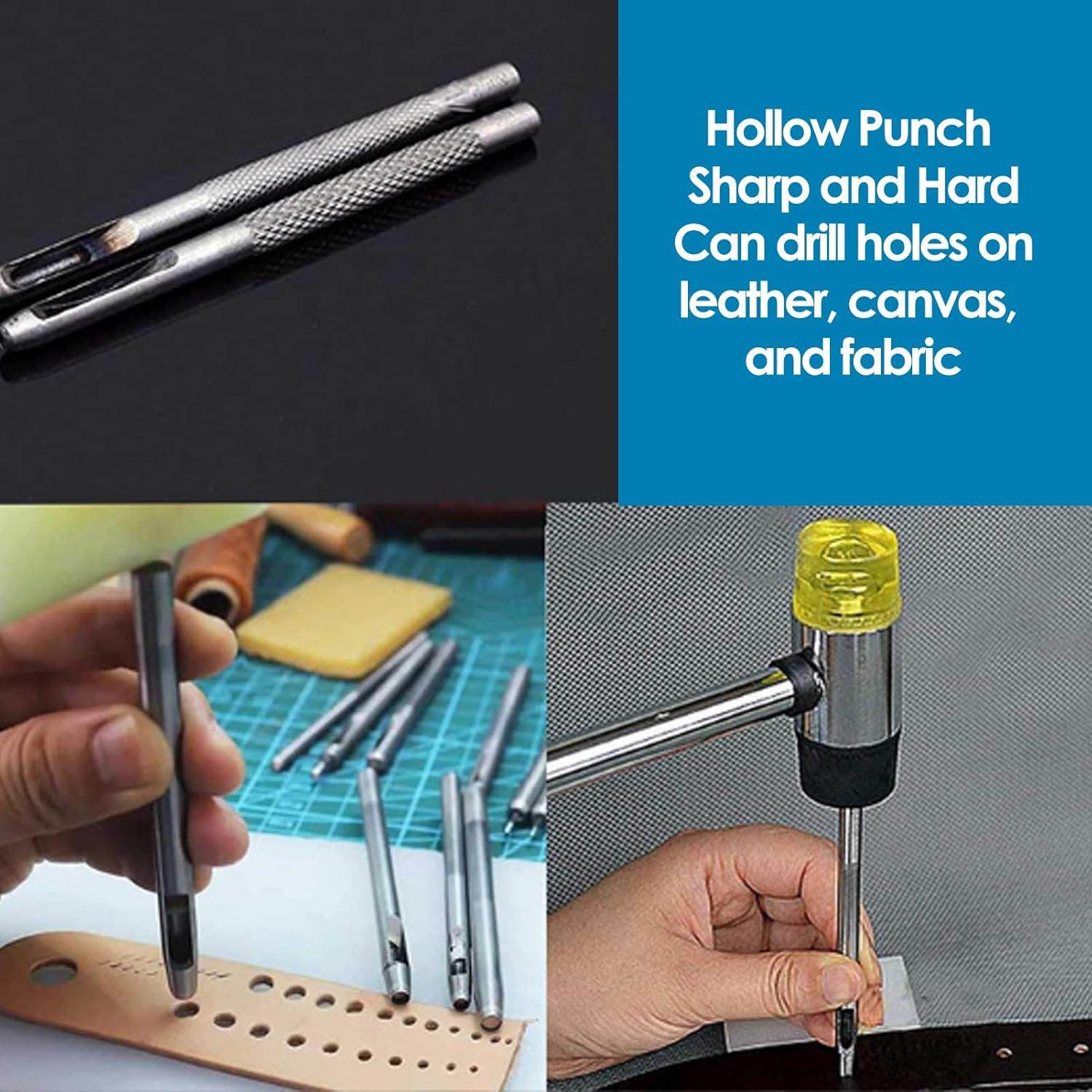 Juego de Herramientas para Broches de Cuero GLOGLOW 11 Piezas