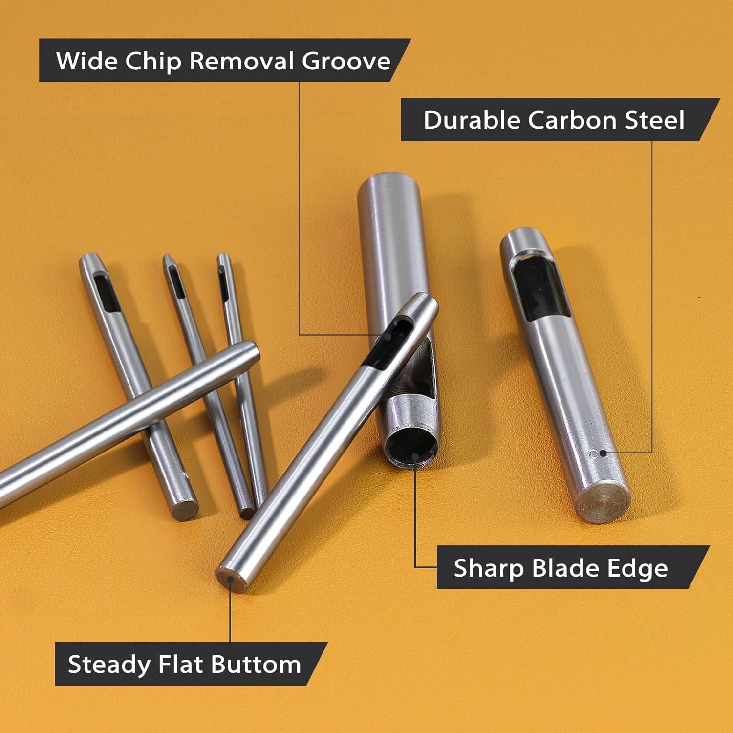 Perforador de Agujeros de Cuero TI - 1.5mm Acero al Carbono