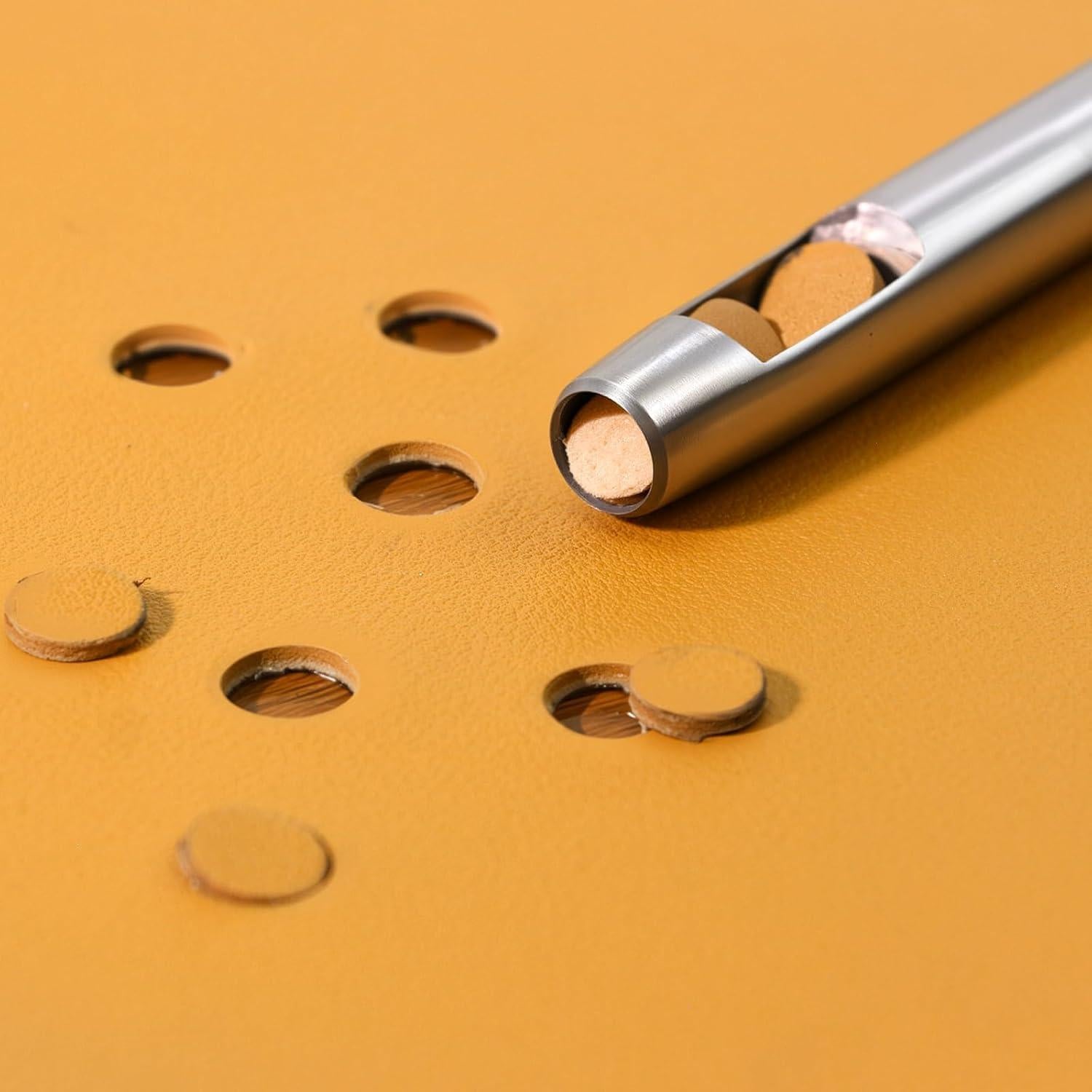 Perforador de Agujeros de Cuero TI - 1.5mm Acero al Carbono