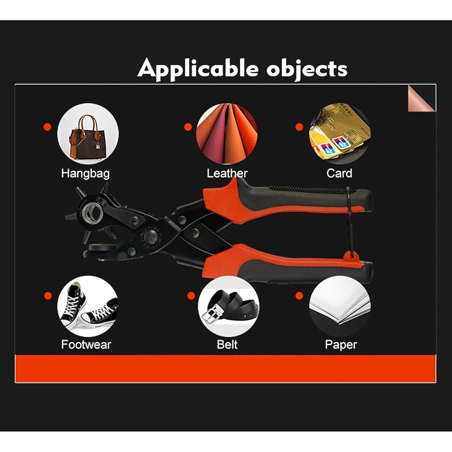 Perforadora de Agujeros de Cuero Xiyesang - 6 Tamaños