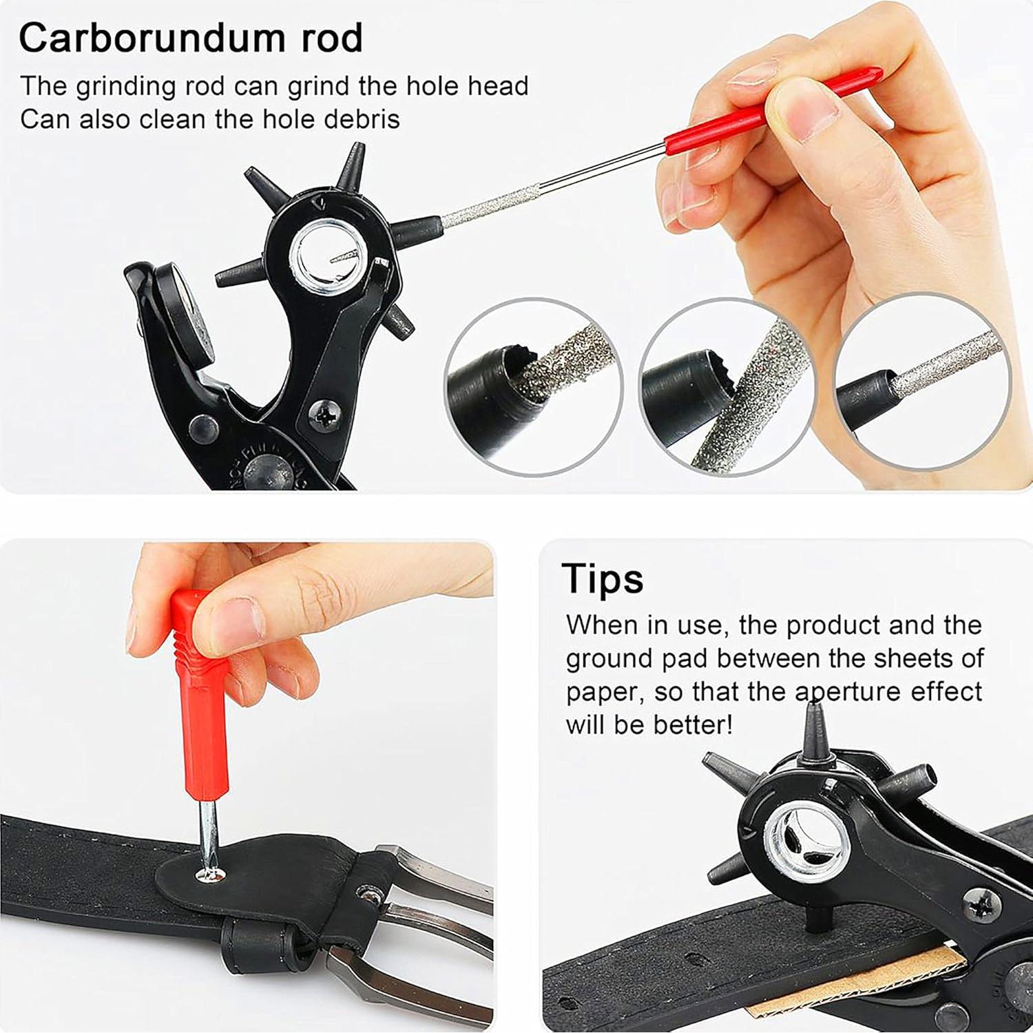 Perforadora de Agujeros de Cuero Xiyesang - 6 Tamaños