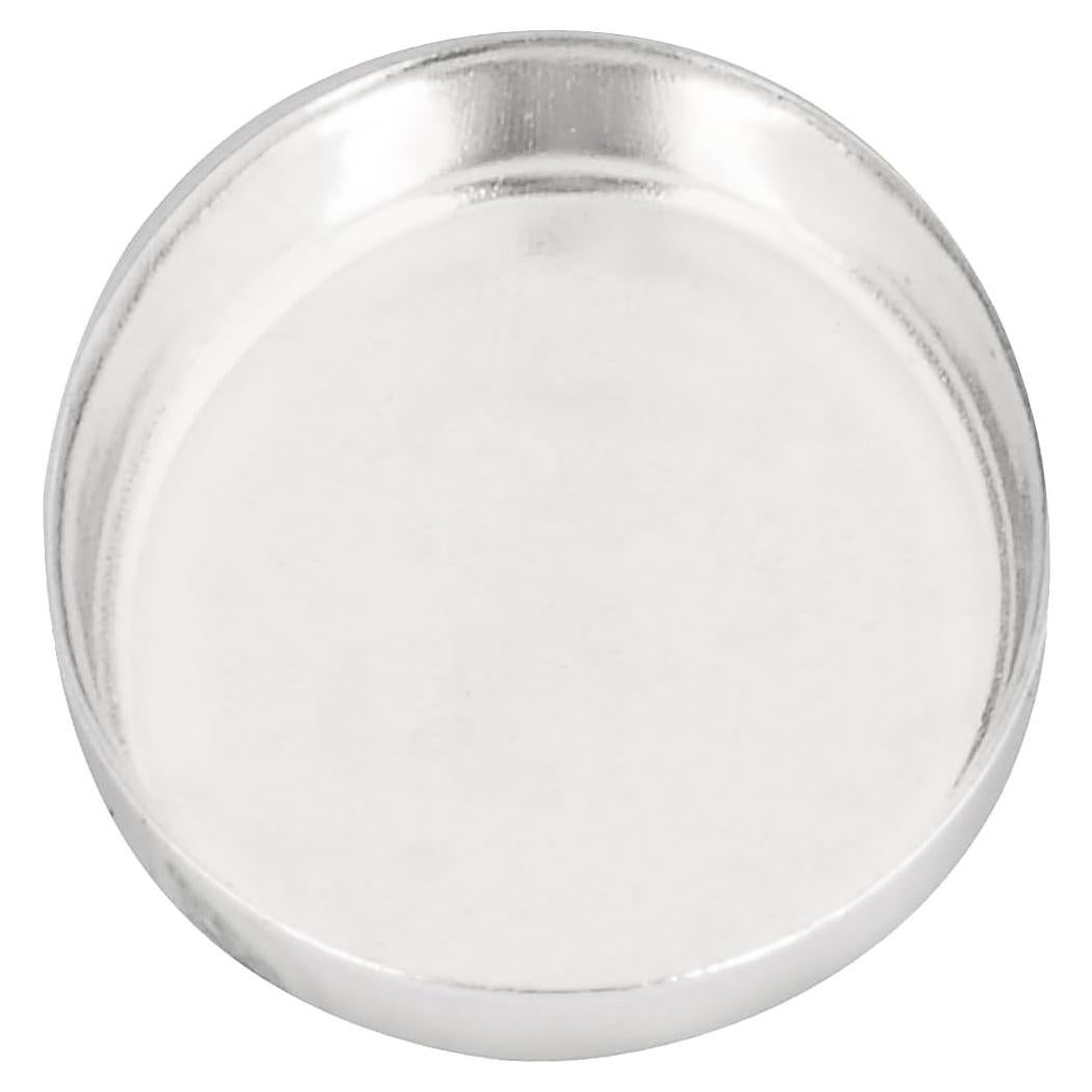 Taza Bezel 925 Plata Esterlina Rashbel 8x10mm - 10 Piezas